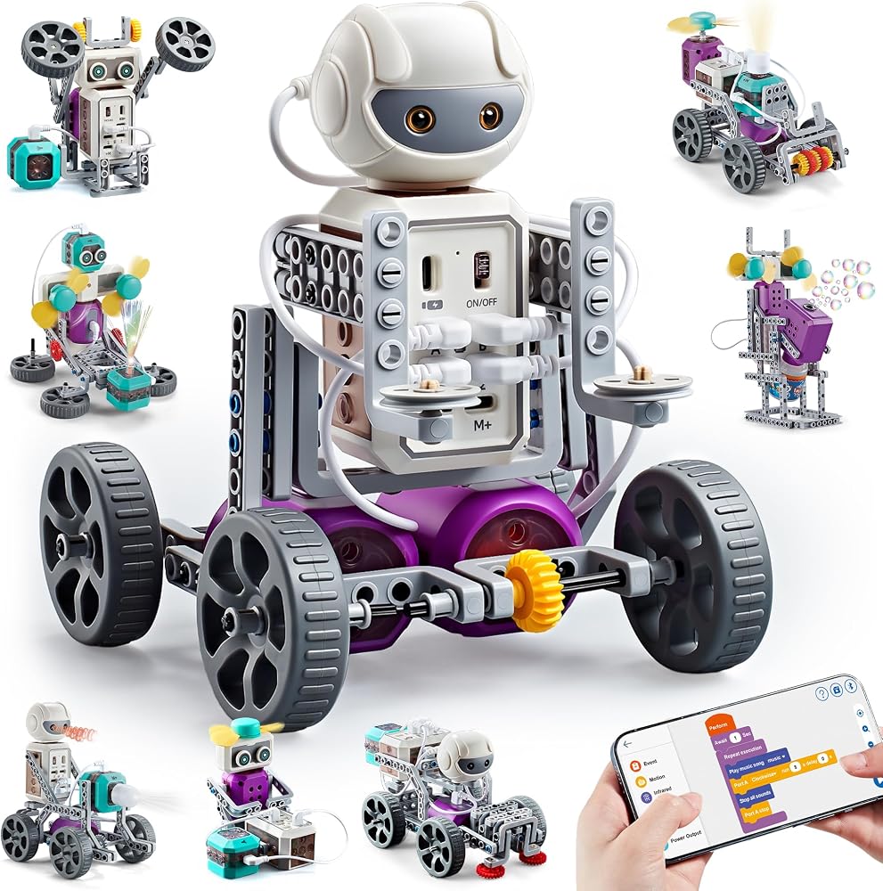 24-Piece - Science - STEM Robot Kit - STEM Learning Toy - Ages 8-12