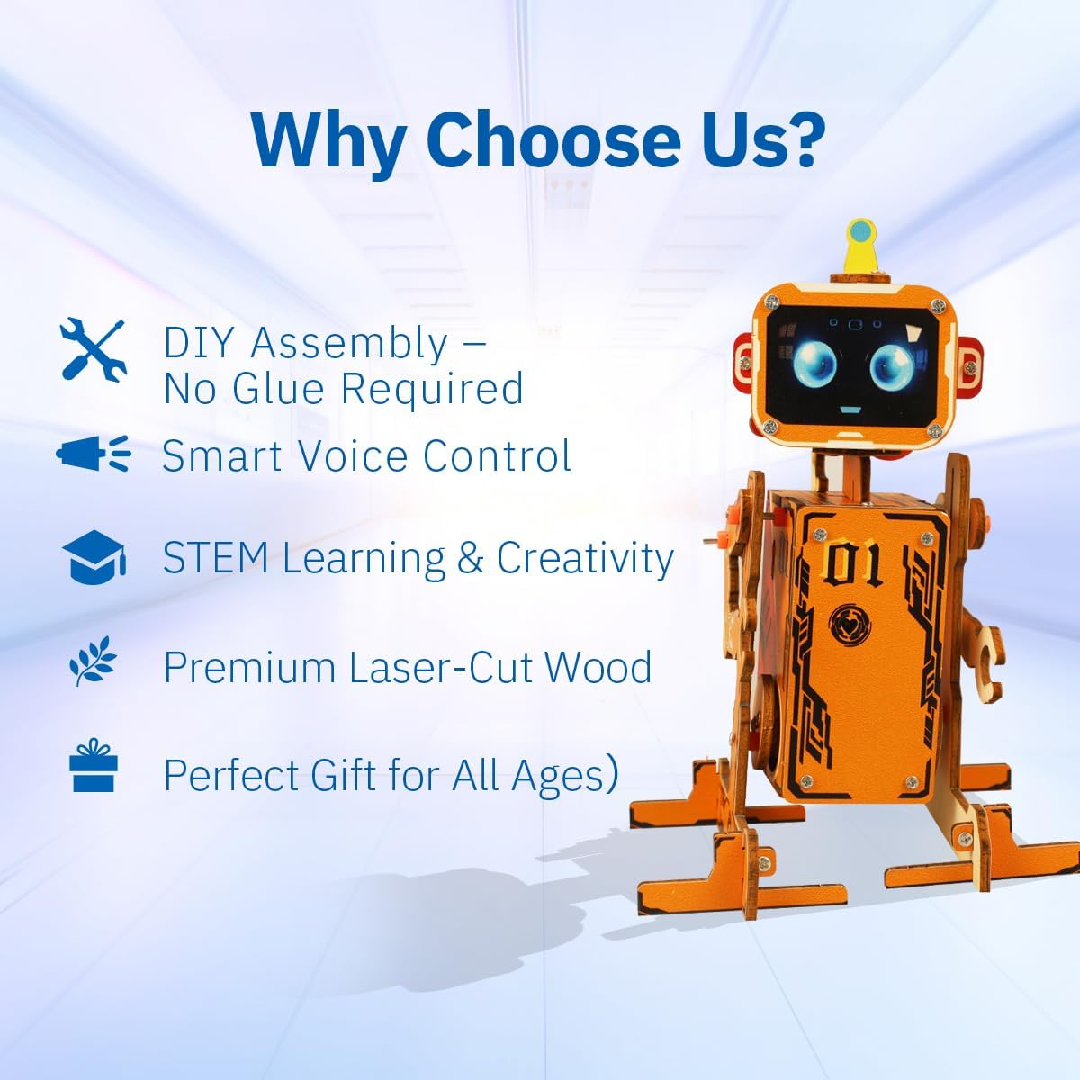 Science - STEM Robot Kit - STEM Learning Toy - Ages 8-12