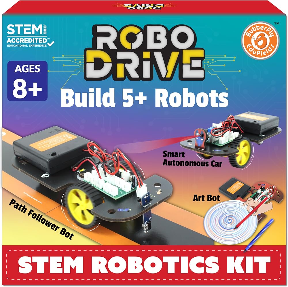 5-Piece - Car - STEM Robot Kit - STEM Learning Toy - Ages 8-13