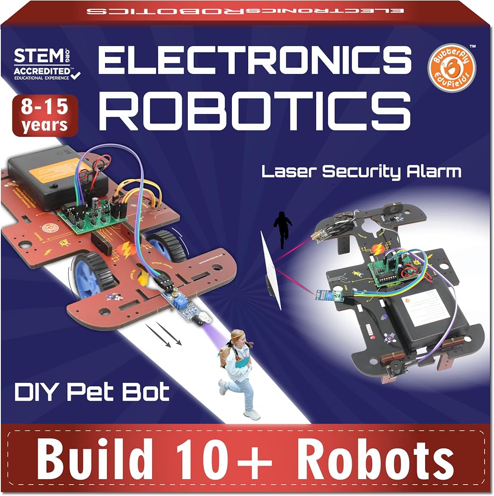 10-Piece - Science - STEM Robot Kit - STEM Learning Toy - Ages 8-14