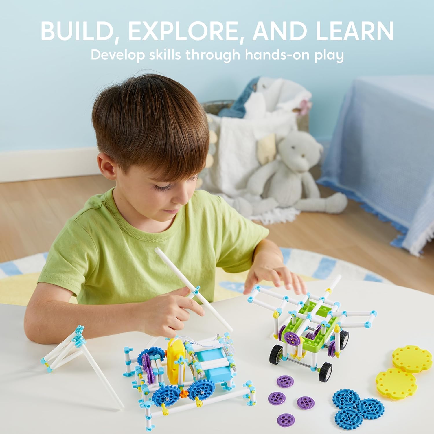 36-Piece - Science - STEM Robot Kit - STEM Learning Toy - Ages 8-13