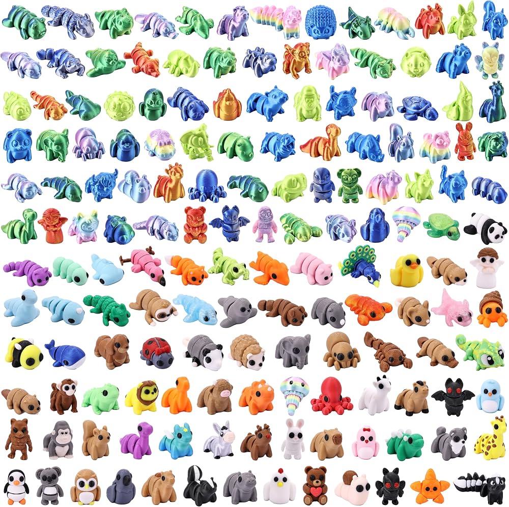 156-Piece - Animal - Bag Charm Toy - Sensory Play Toy - Ages 3+
