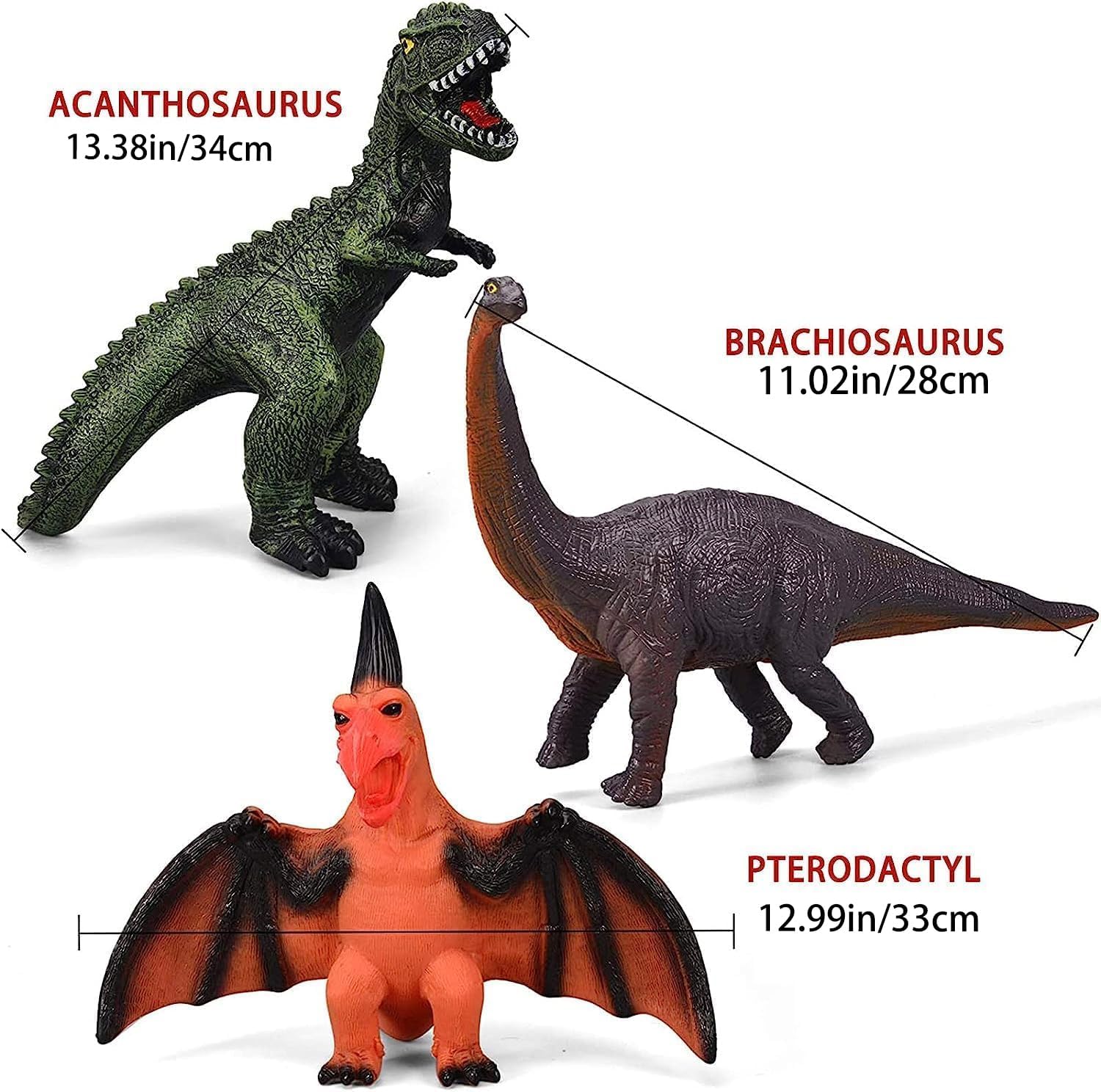 6-Piece - Dinosaur - Party Favor Toys - Creative Play Toy - Ages 3+