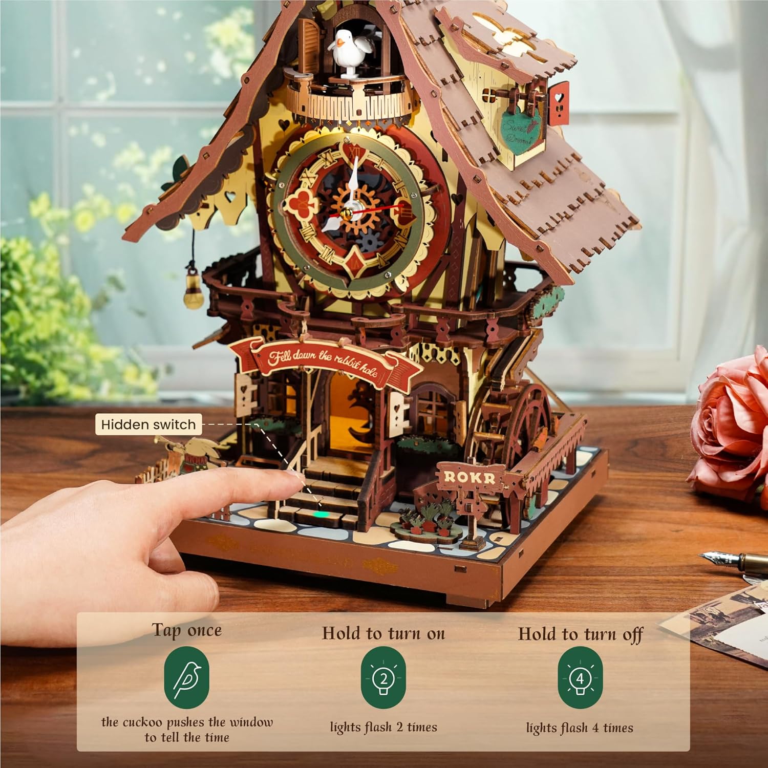 3D Wooden Puzzle Kit - Creative Play Toy - Ages 14+