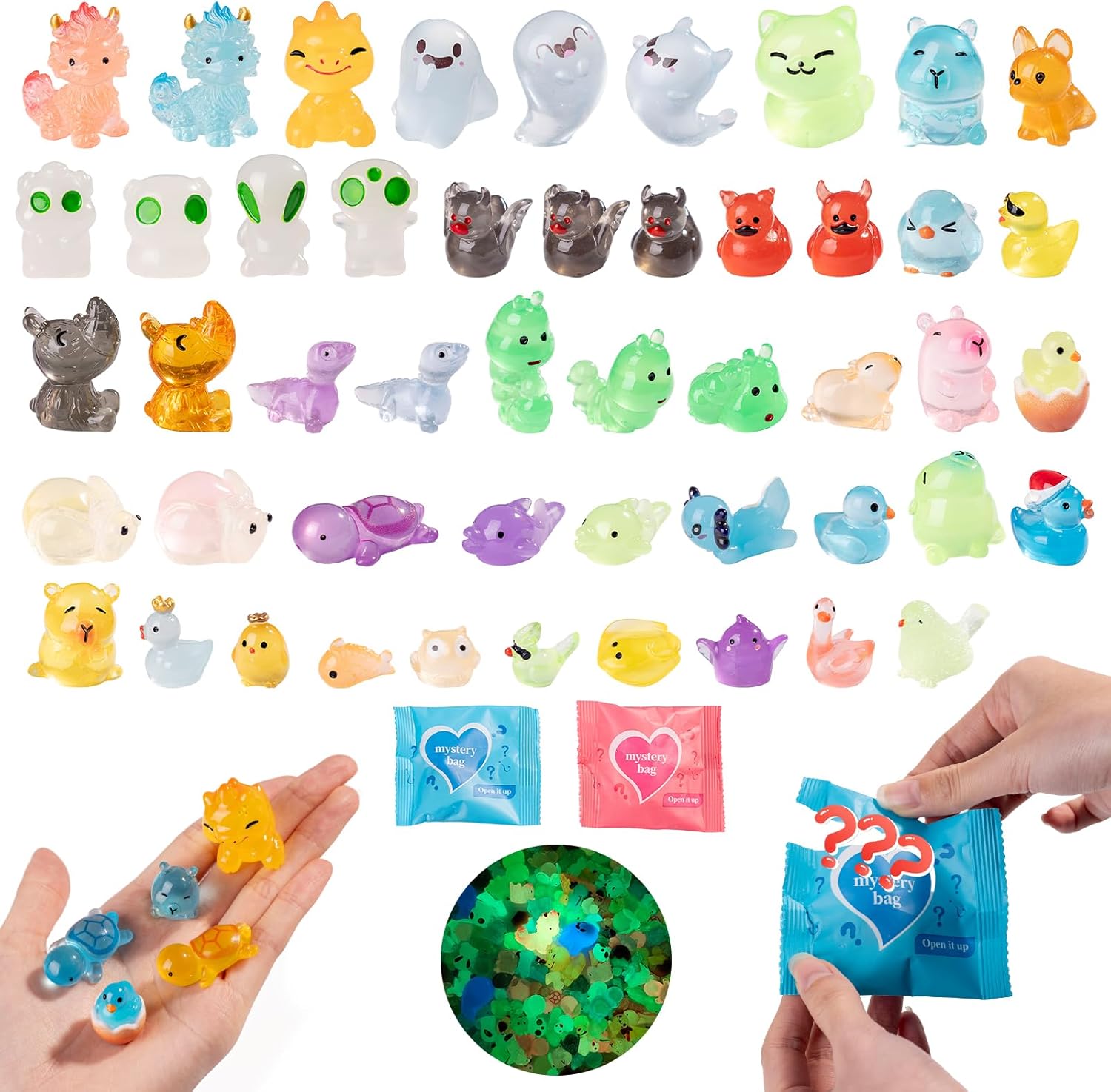 50-Piece - Animal - Bag Charm Toy - Creative Play Toy