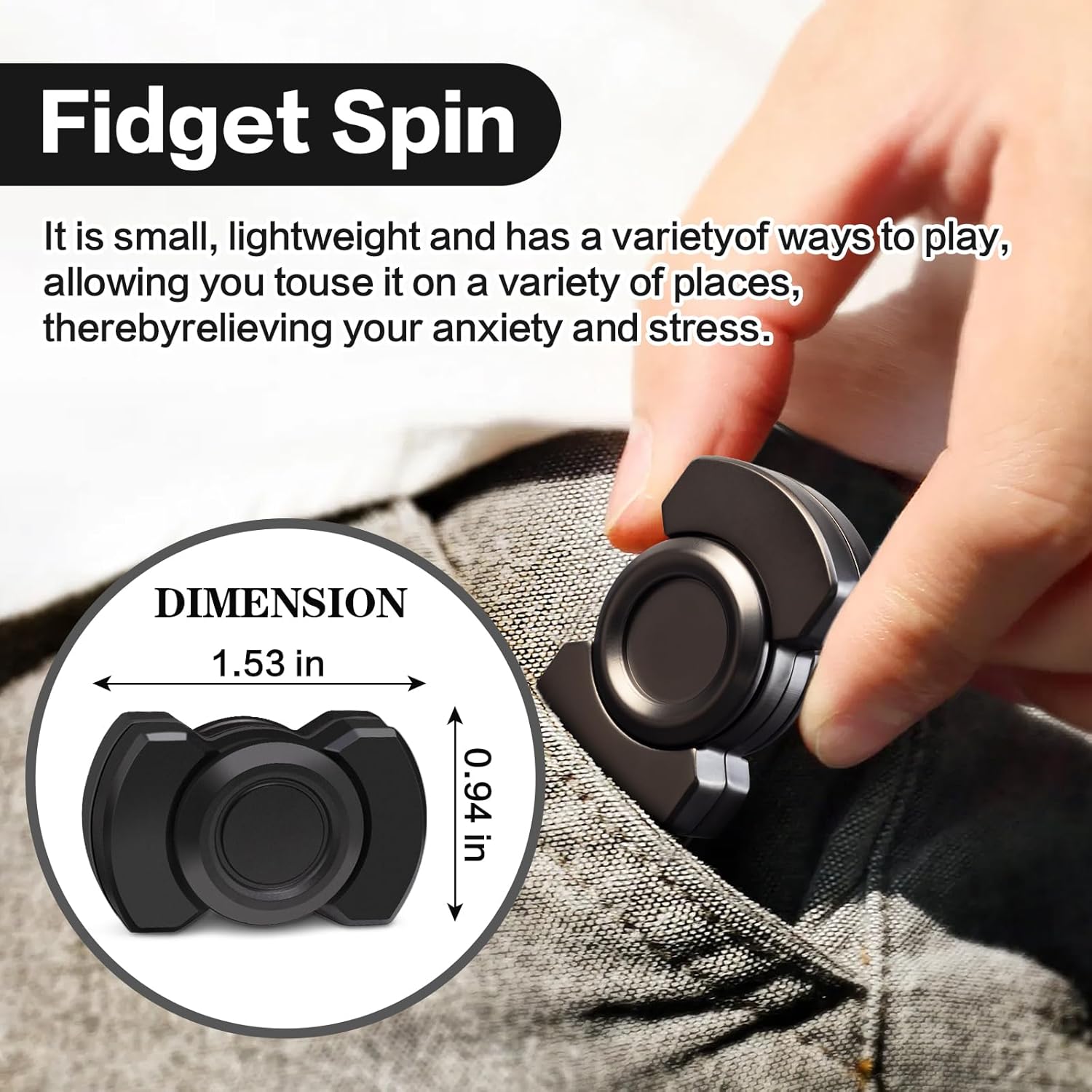 3-Piece - Magnetic - Desk Fidget Toy - Sensory Play Toy - Ages 5+