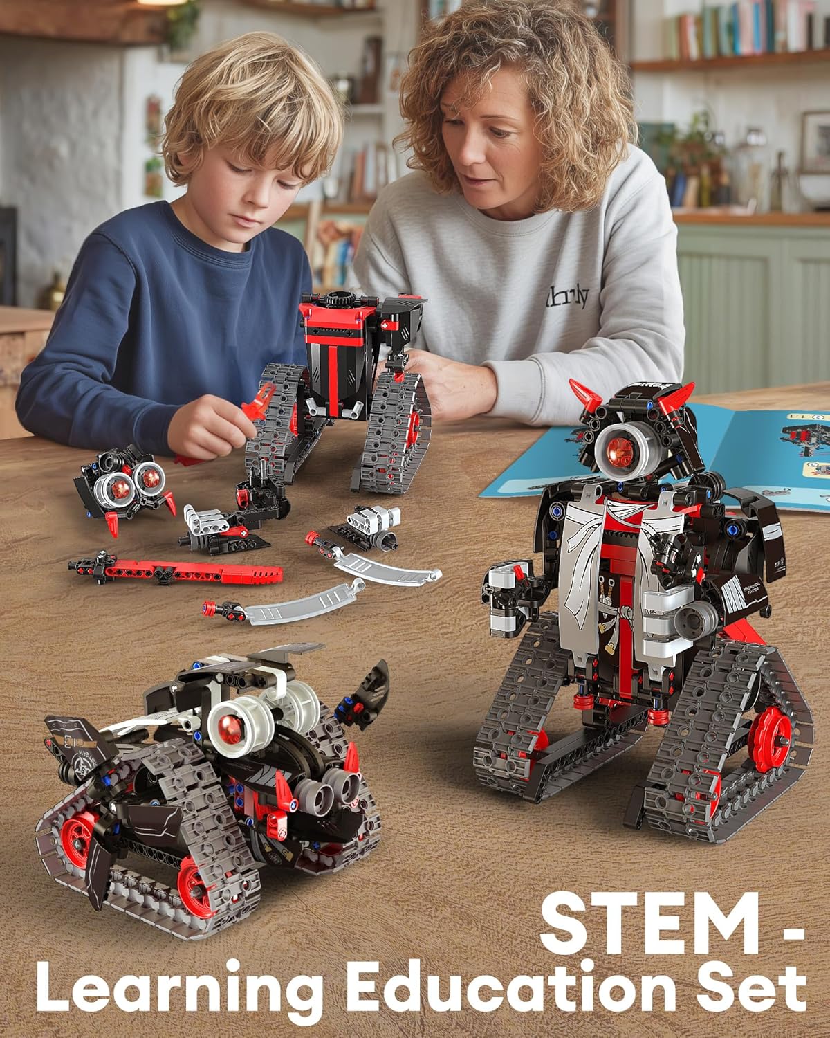 443-Piece - Science - STEM Robot Kit - STEM Learning Toy - Ages 6