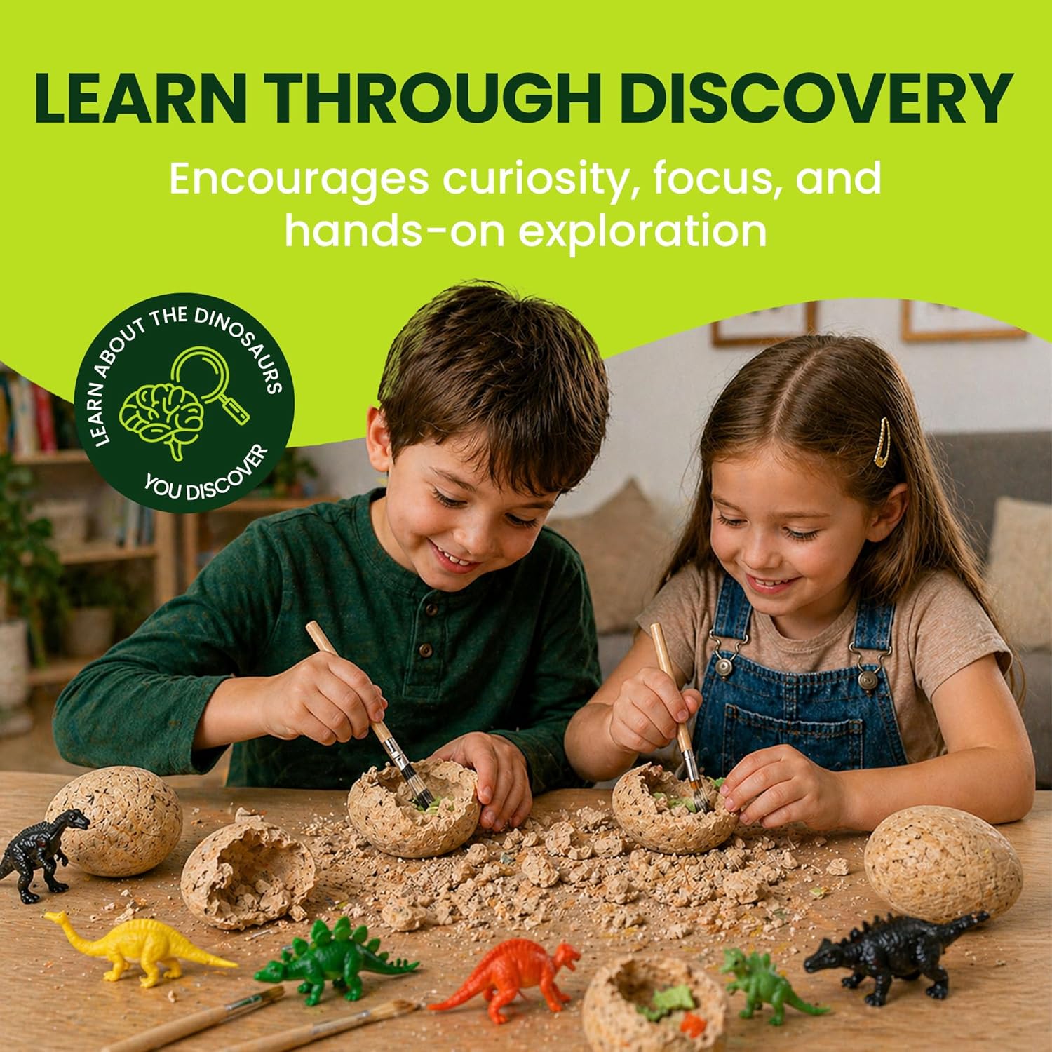 Dinosaur Dig Kit - STEM Learning Toy - Ages 3-5
