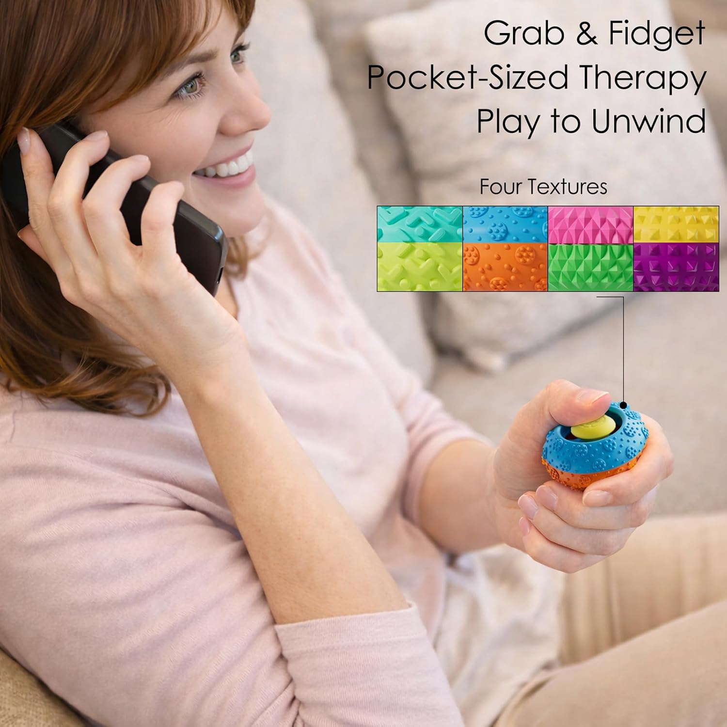 4-Piece - Sensory - Desk Fidget Toy - Sensory Play Toy - Ages 3+