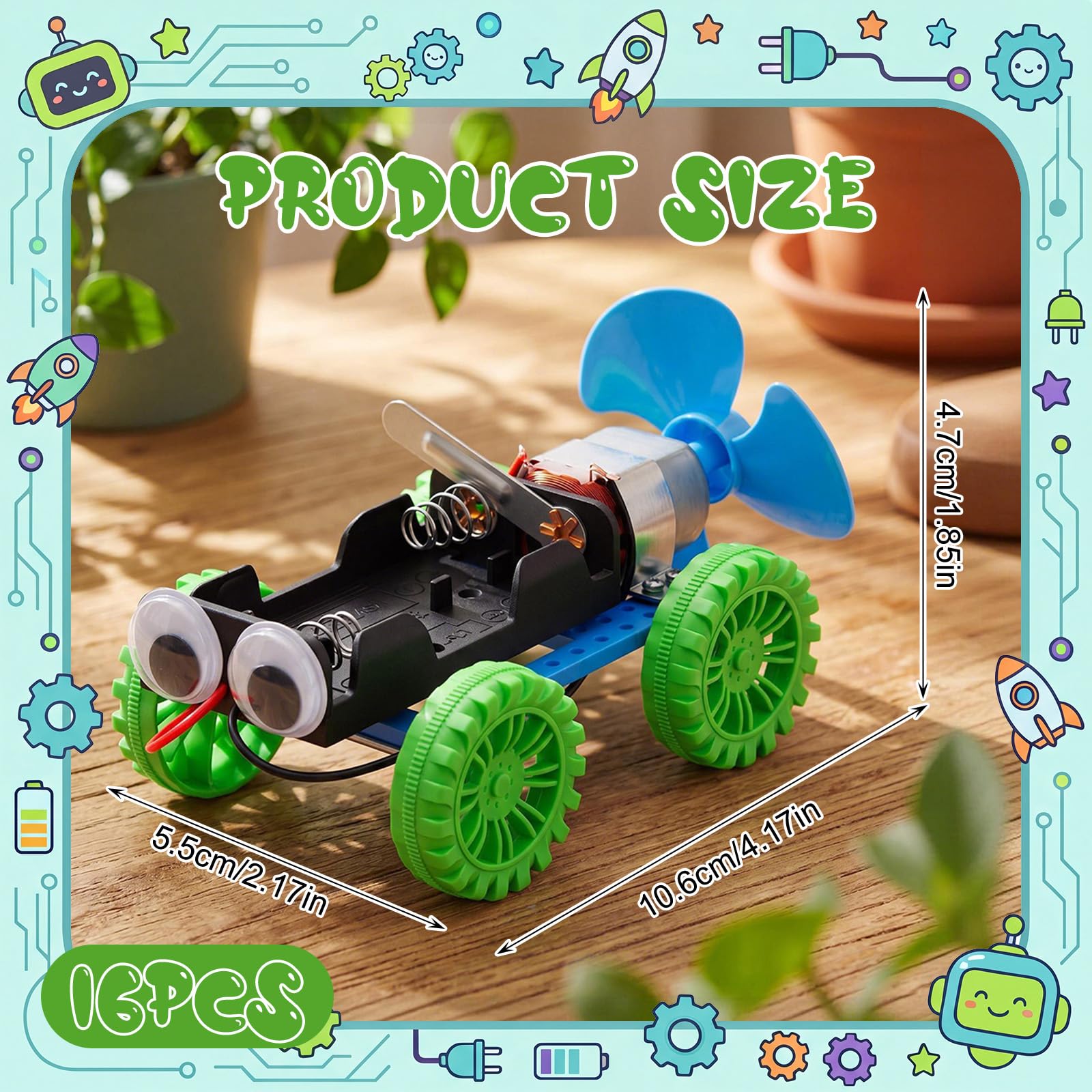 Vehicle - STEM Robot Kit - STEM Learning Toy - Ages 14+