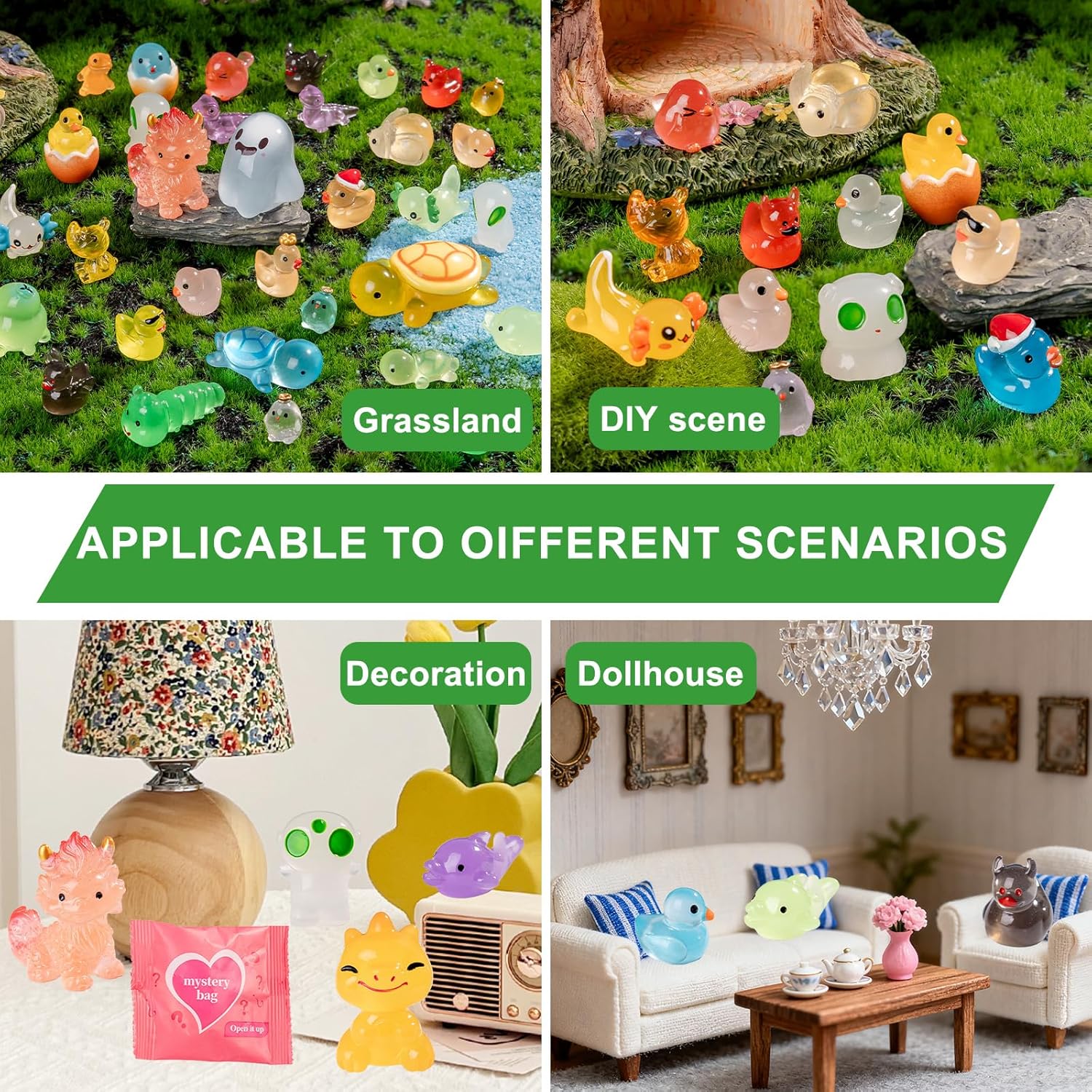 50-Piece - Animal - Bag Charm Toy - Creative Play Toy