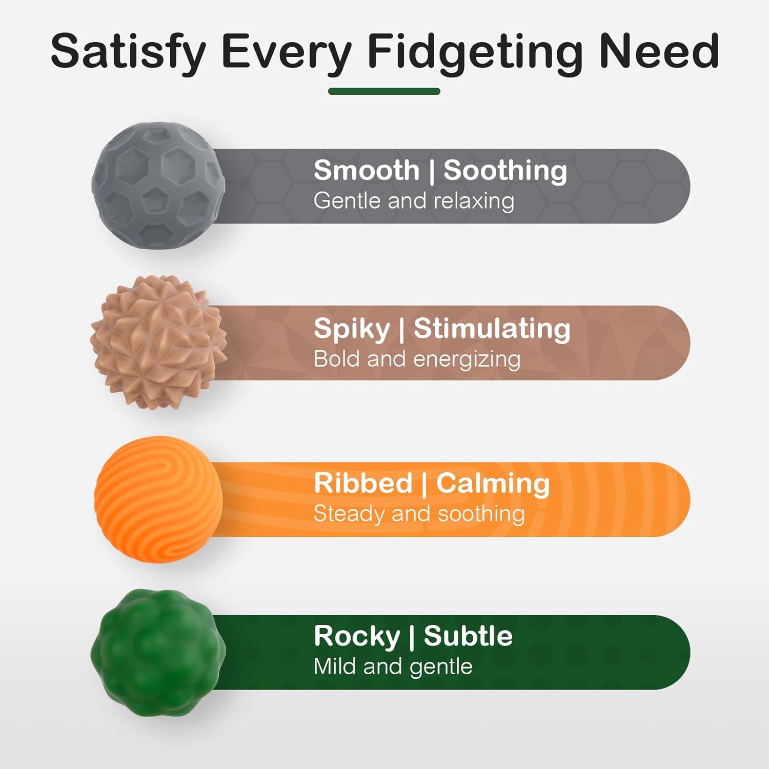 4-Piece - Magnetic - Desk Fidget Toy - Sensory Play Toy