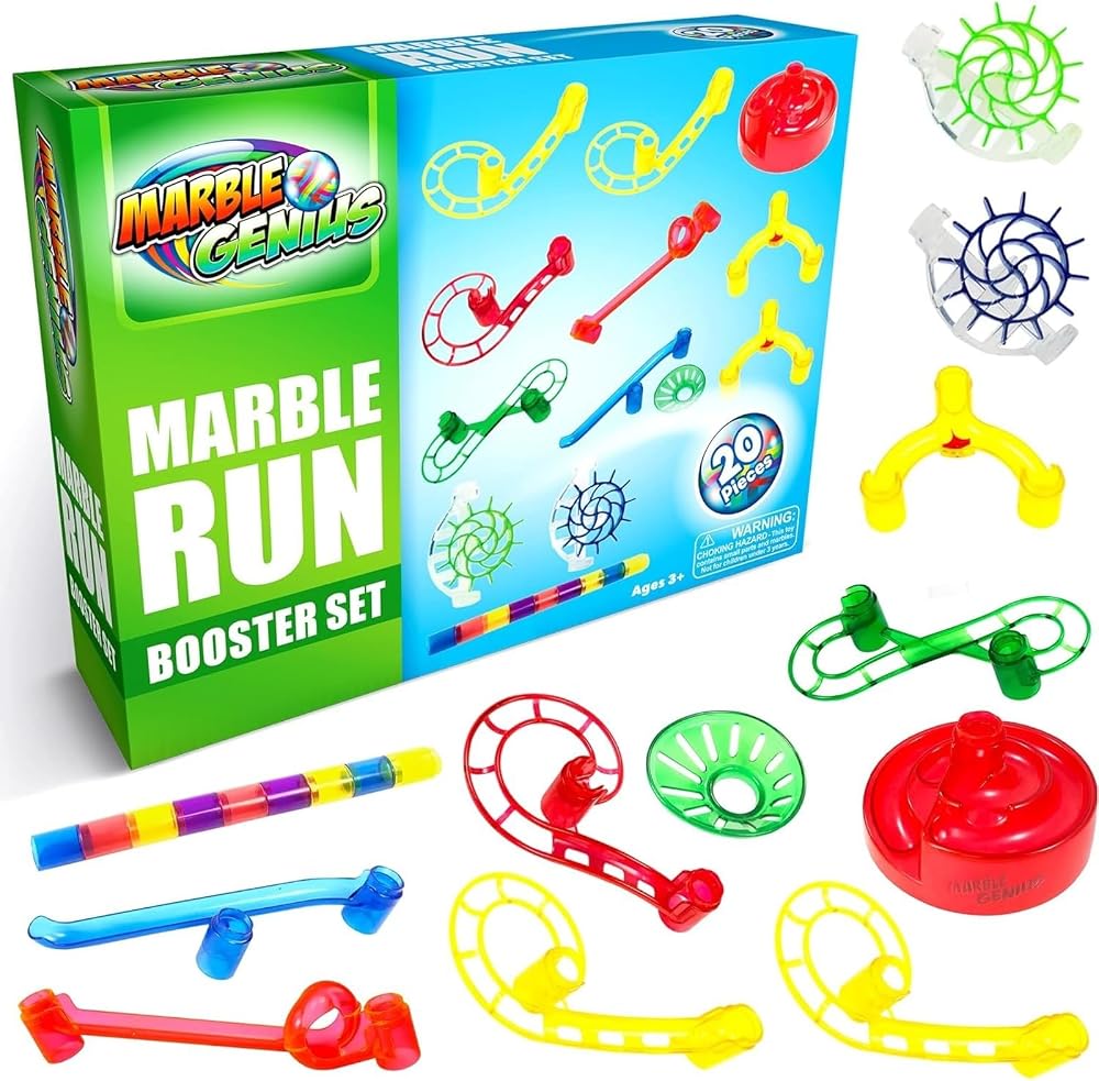 20-Piece - Marble Run Building Set - Creative Play Toy - Ages 3