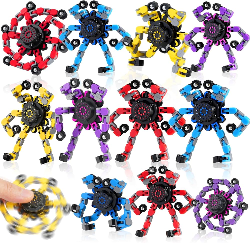 12-Piece - Robot - Party Favor Toys - Sensory Play Toy