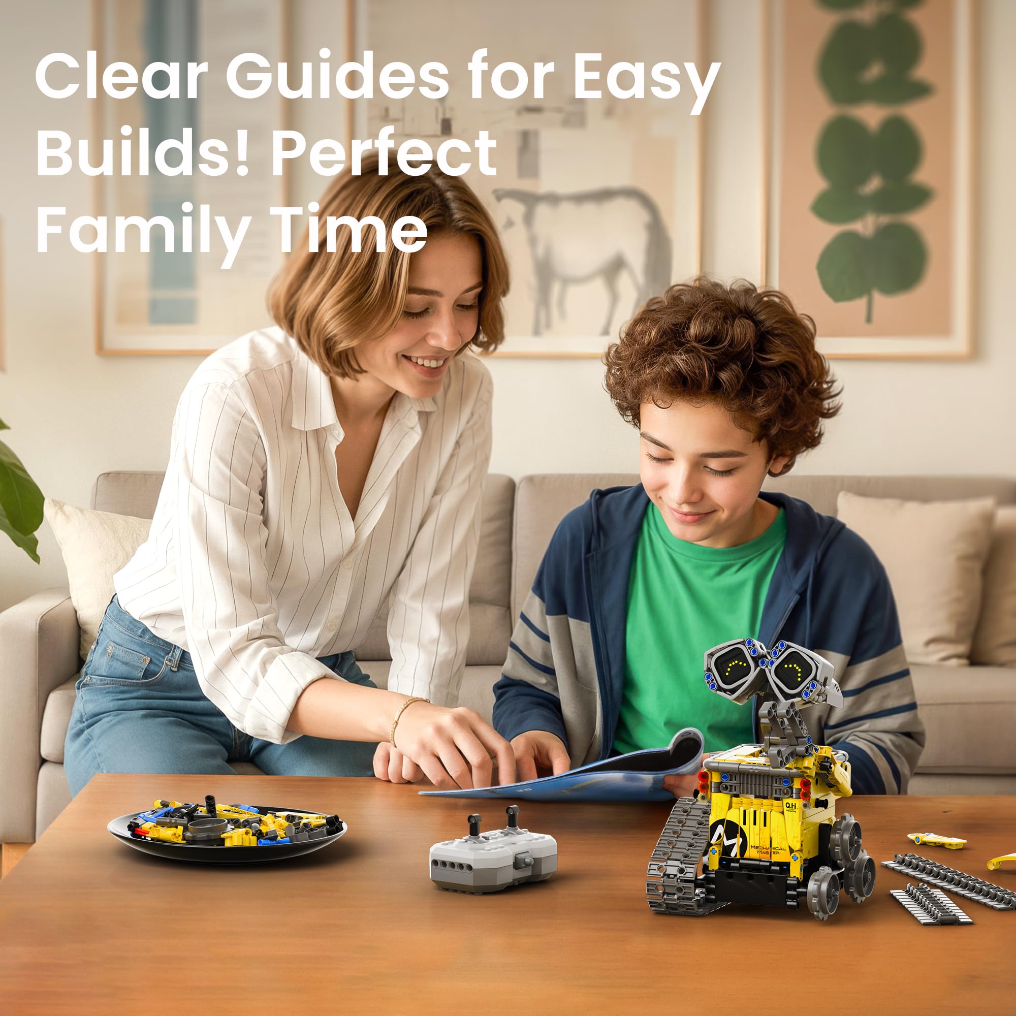473-Piece - STEM Robot Kit - STEM Learning Toy - Ages 8-14