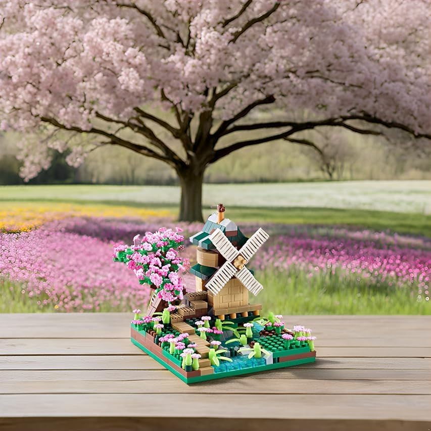 Flower - Mini Building Blocks Set - Creative Play Toy - Ages 14+