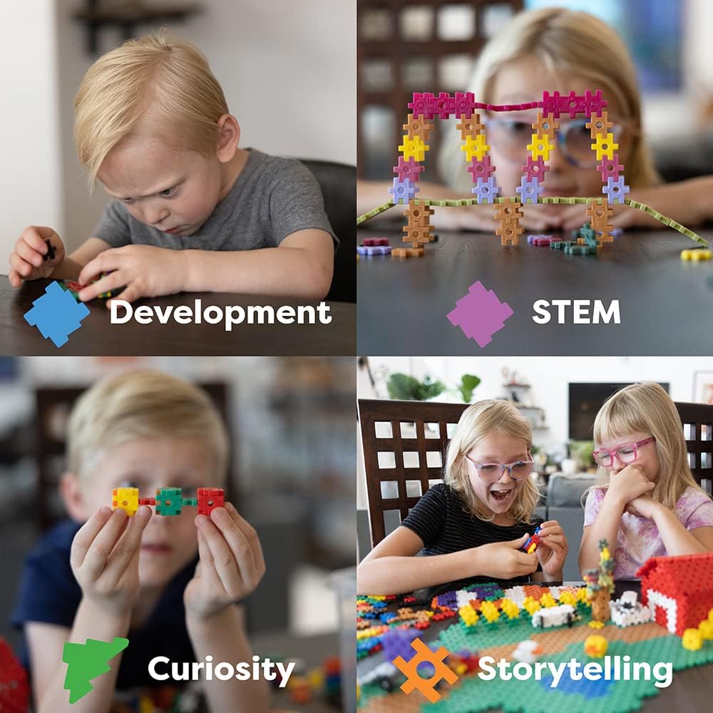 250-Piece - Mini Building Blocks Set - STEM Learning Toy - Ages 5+