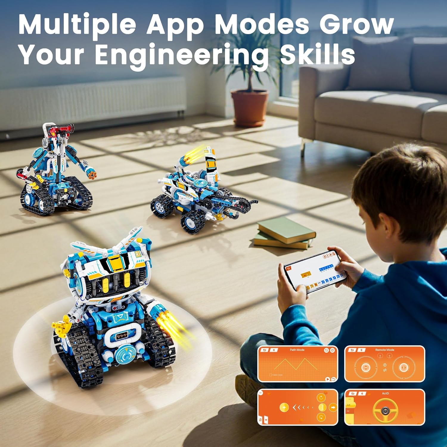 5-Piece - Science - STEM Robot Kit - STEM Learning Toy - Ages 8-13