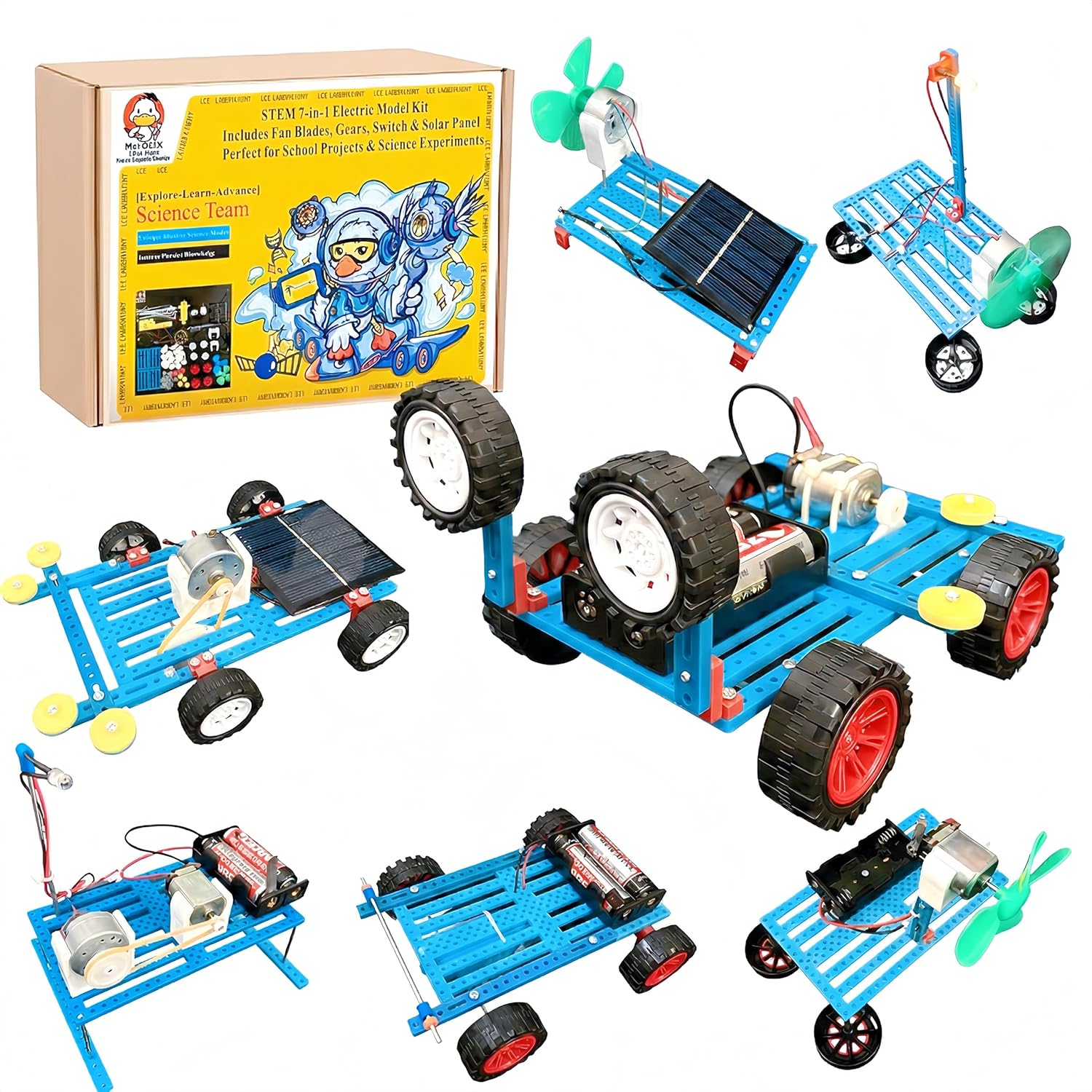Car - Solar Robot Kit - STEM Learning Toy - Ages 8-14