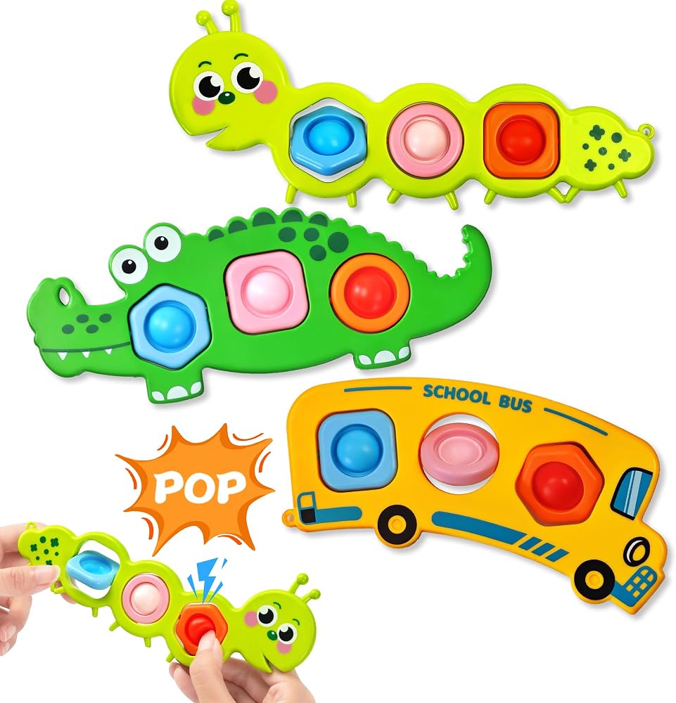 3-Piece - Sensory - Stocking Stuffer Toys - Sensory Play Toy