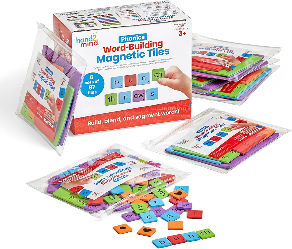 Science - Magnetic Building Tiles Set - STEM Learning Toy