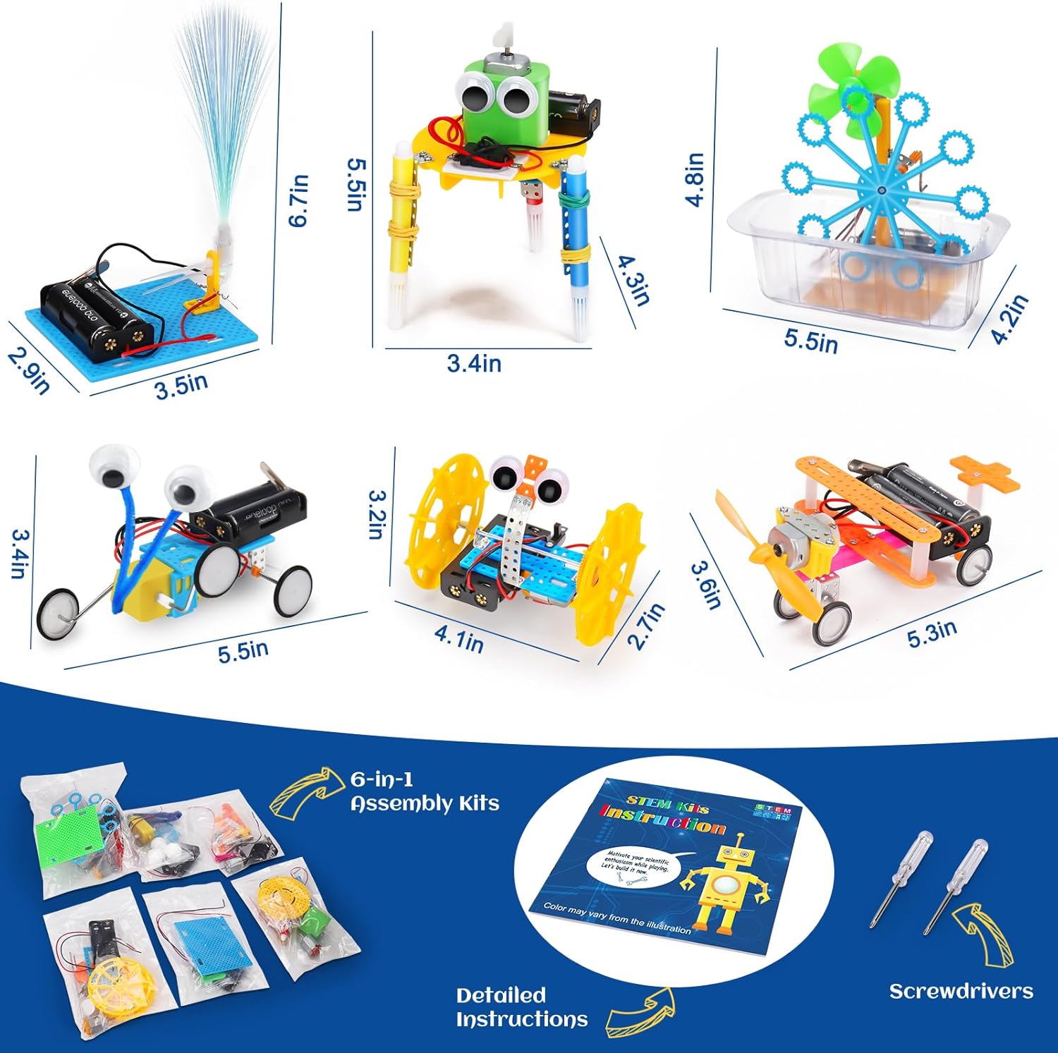 Science - STEM Robot Kit - STEM Learning Toy - SRK-027