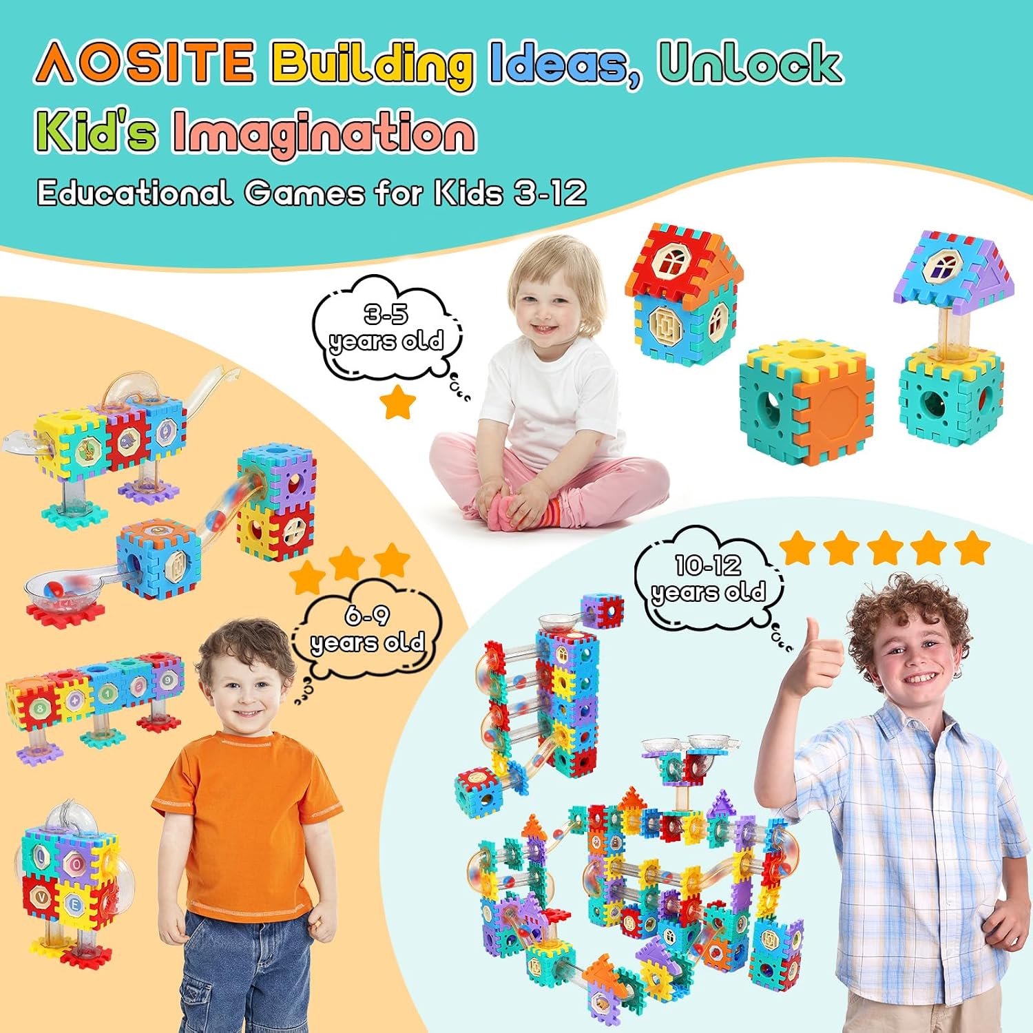 234-Piece - Marble Run Building Set - STEM Learning Toy