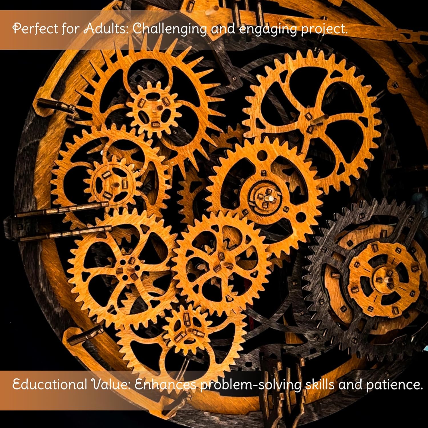 3D Wooden Puzzle Kit - STEM Learning Toy - Ages 15+