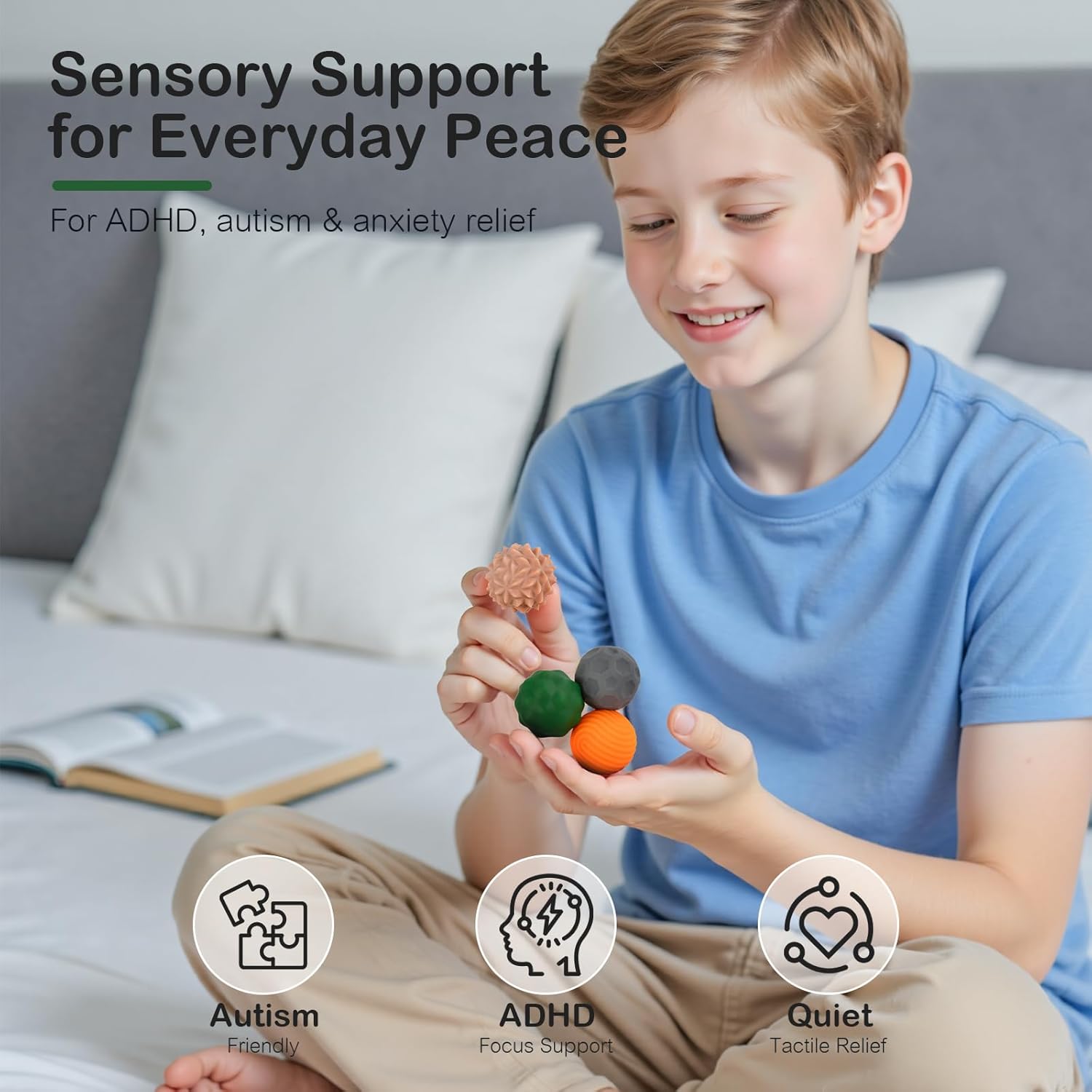 4-Piece - Magnetic - Desk Fidget Toy - Sensory Play Toy