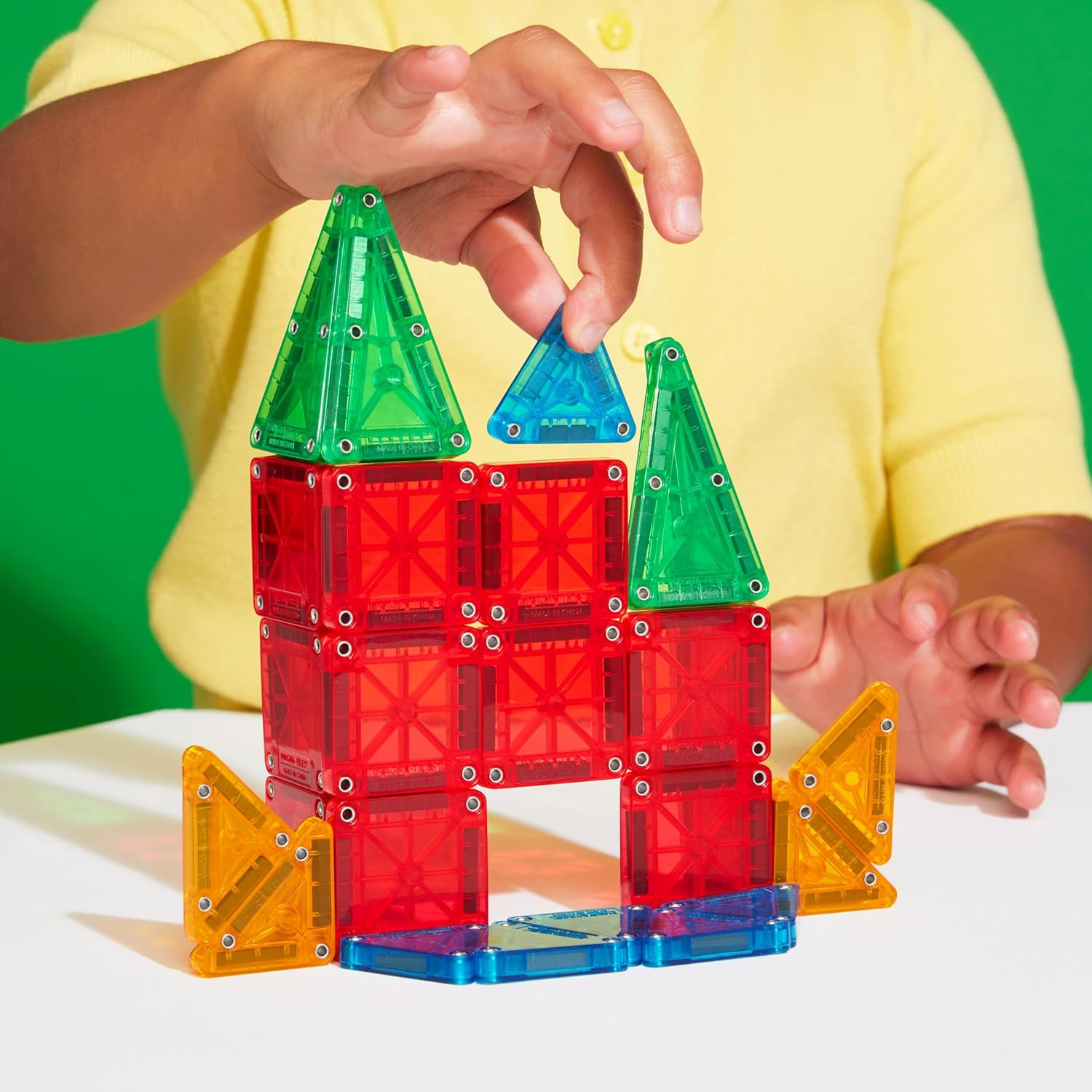 Magnetic Building Tiles Set - Creative Play Toy - Ages 3+