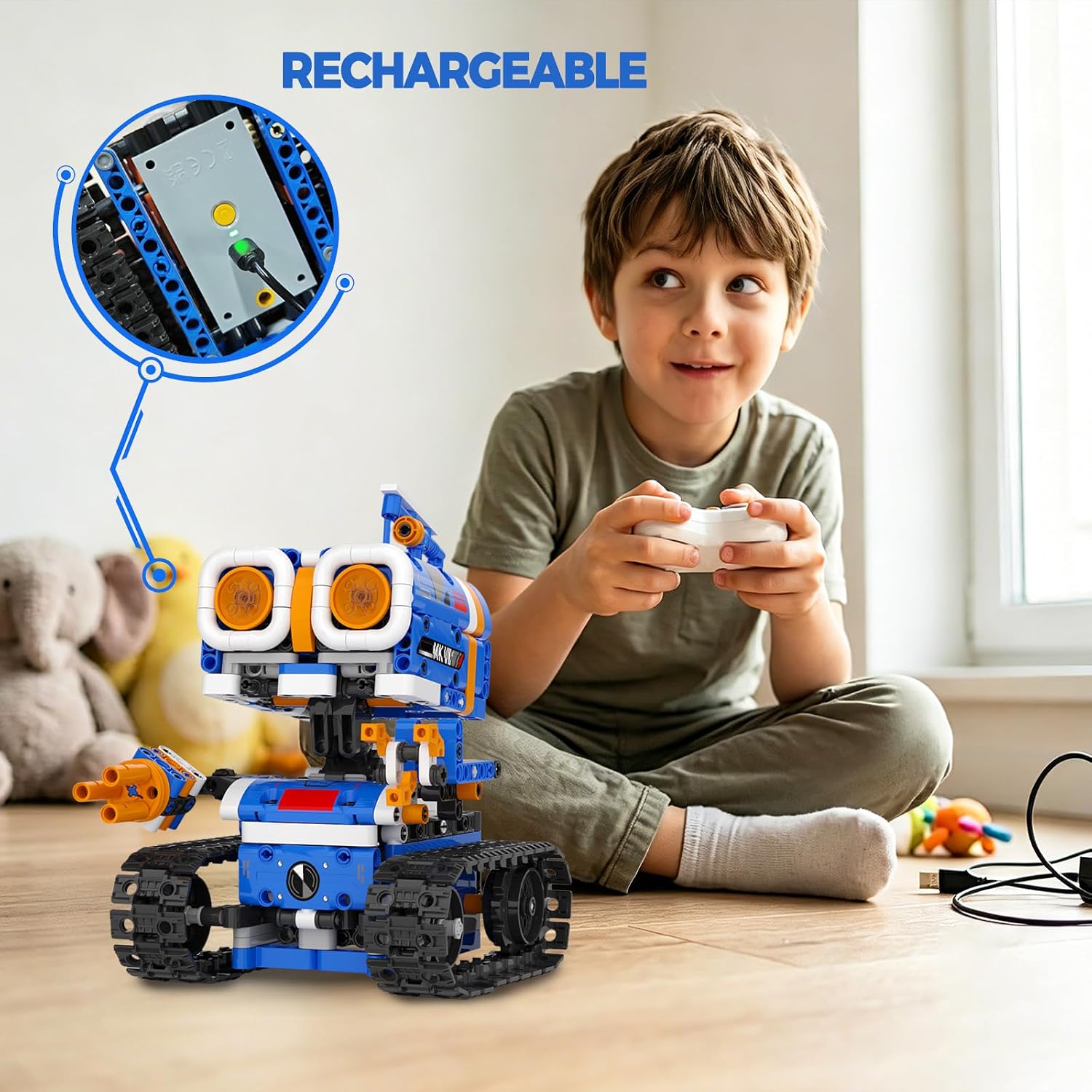 560-Piece - Science - STEM Robot Kit - STEM Learning Toy - Ages 8-12