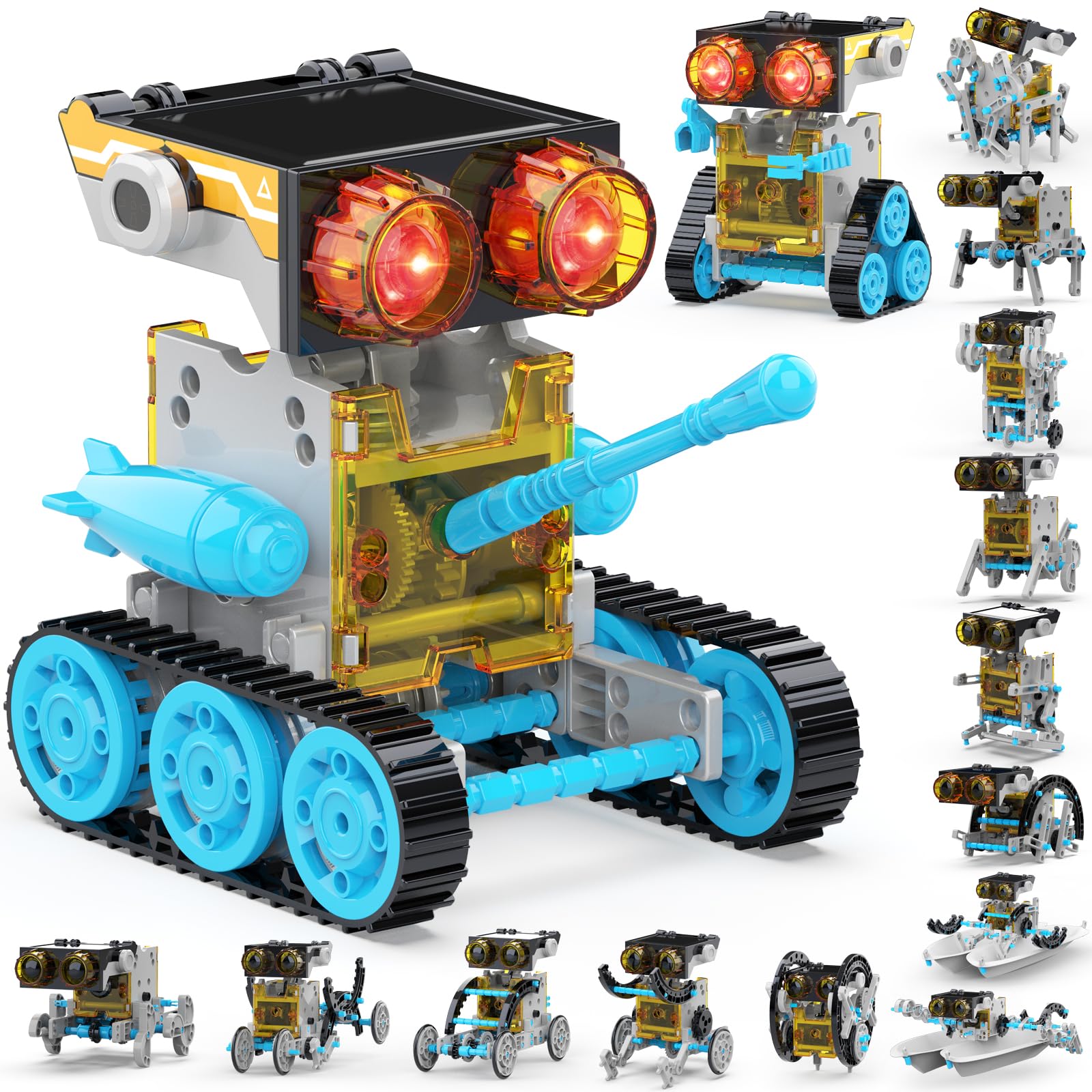 243-Piece - Solar - STEM Robot Kit - STEM Learning Toy