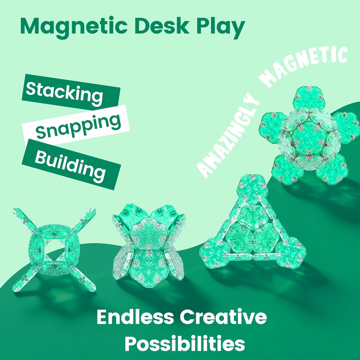 Magnetic - Desk Fidget Toy - Sensory Play Toy - Ages 14+