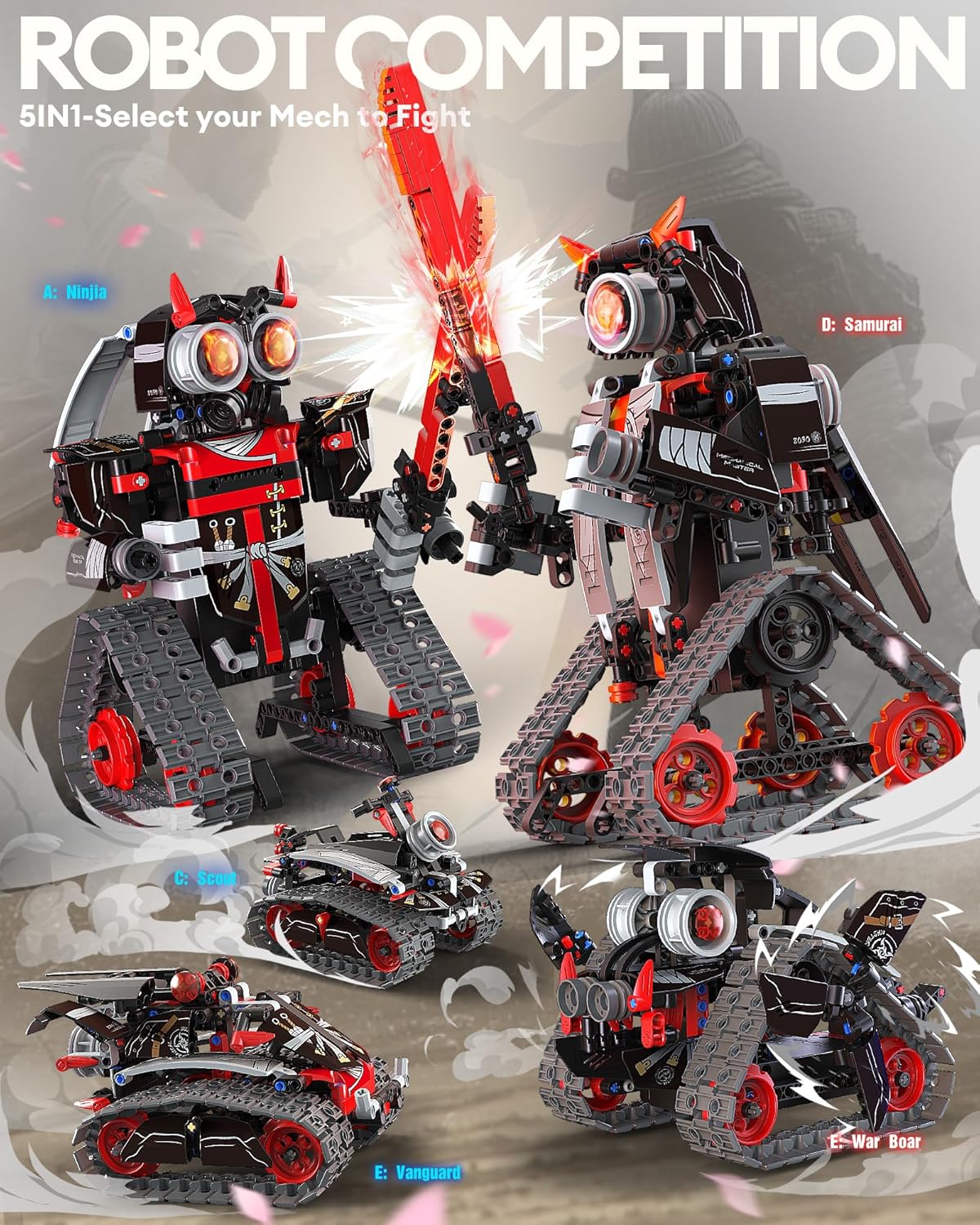 443-Piece - Science - STEM Robot Kit - STEM Learning Toy - Ages 6