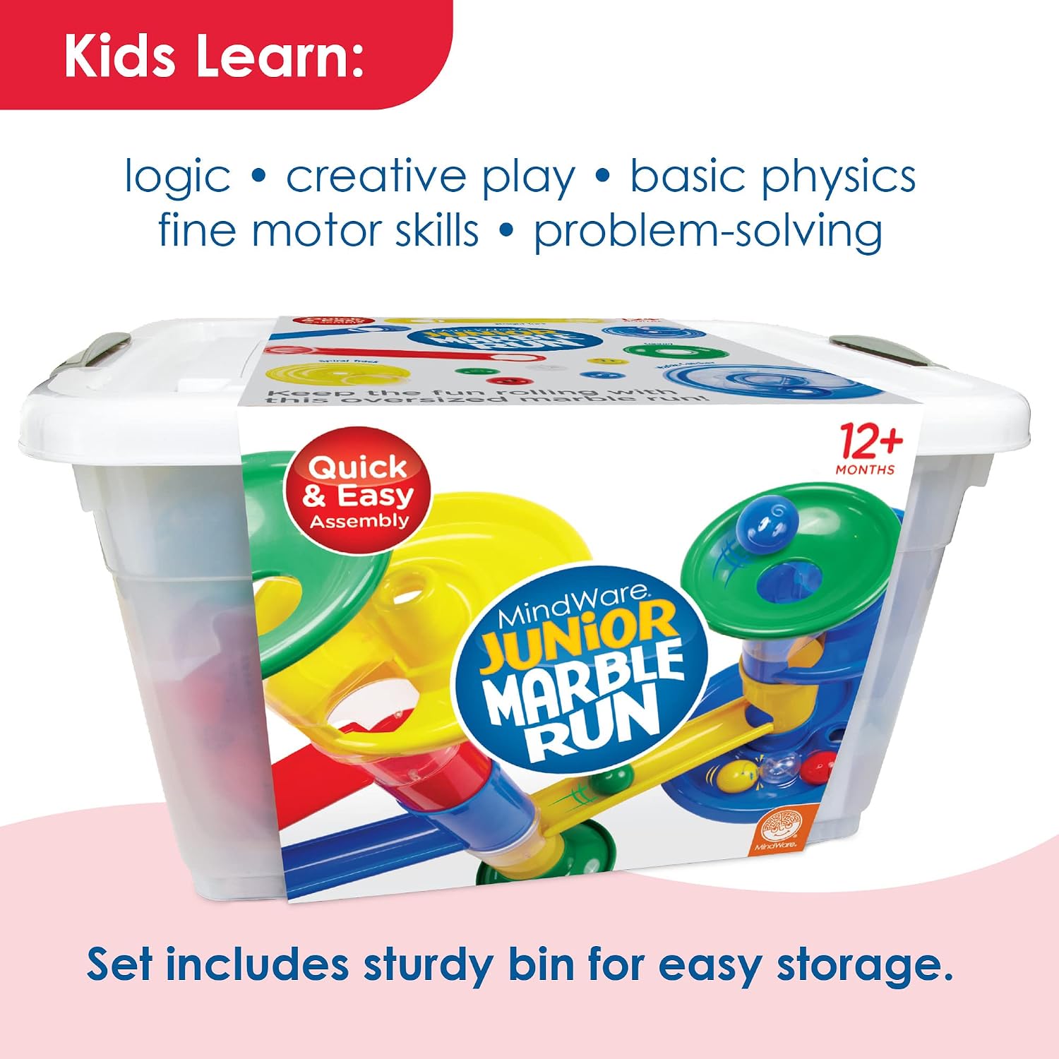 Marble Run Building Set - Creative Play Toy - MRB-073