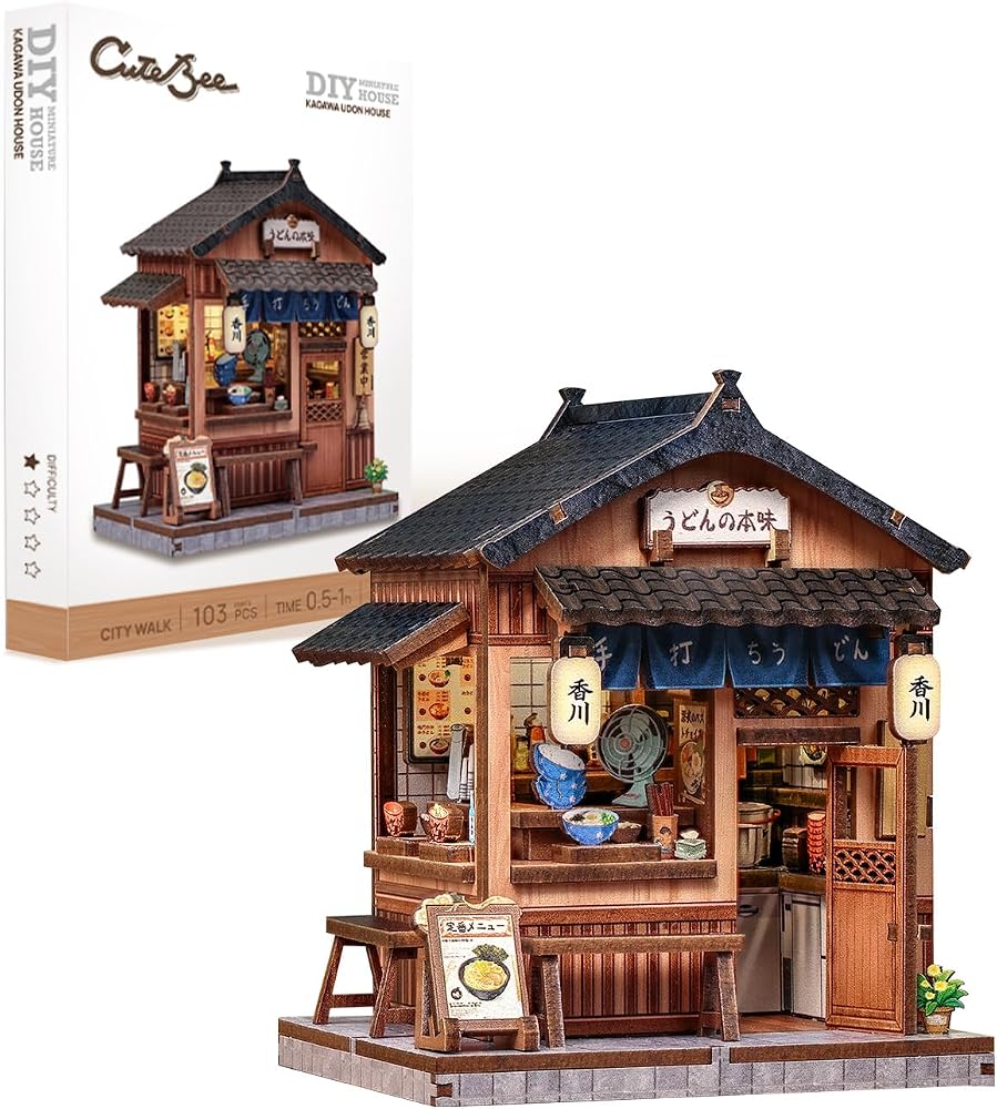 103-Piece - 3D Wooden Puzzle Kit - Creative Play Toy - Ages 14+