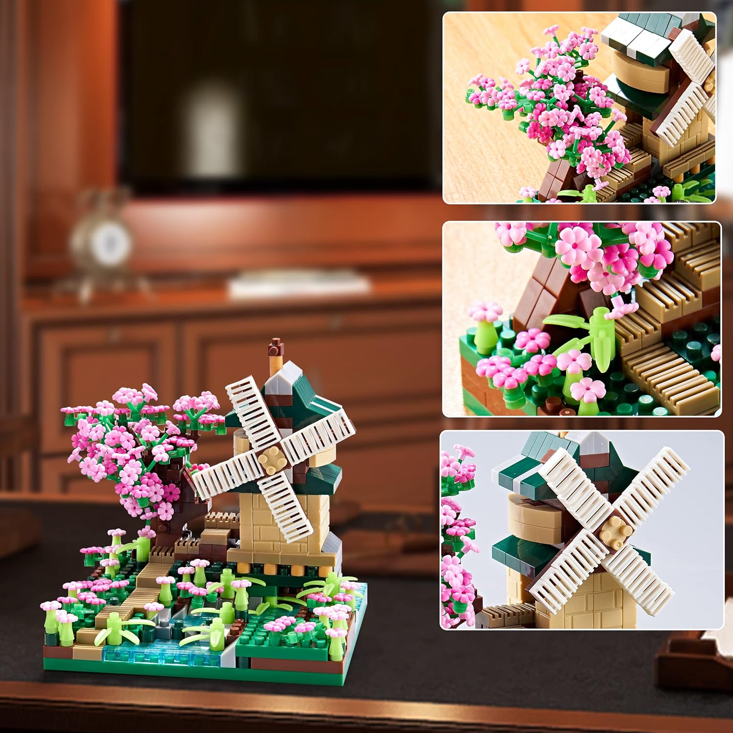Flower - Mini Building Blocks Set - Creative Play Toy - Ages 14+