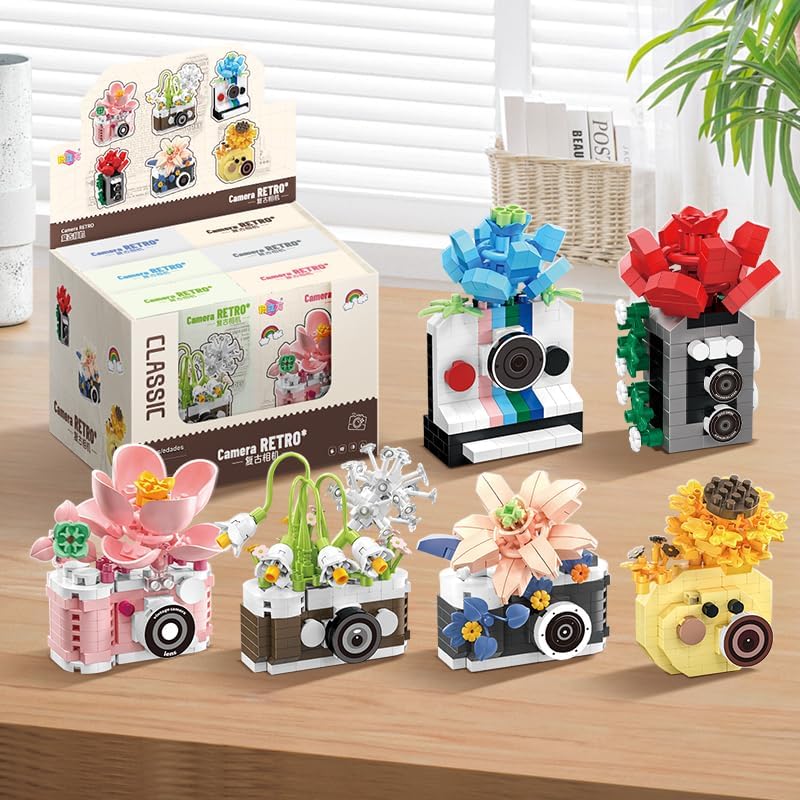 Flower - Blind Box Mini Bricks Set - Creative Play Toy - Ages 8+