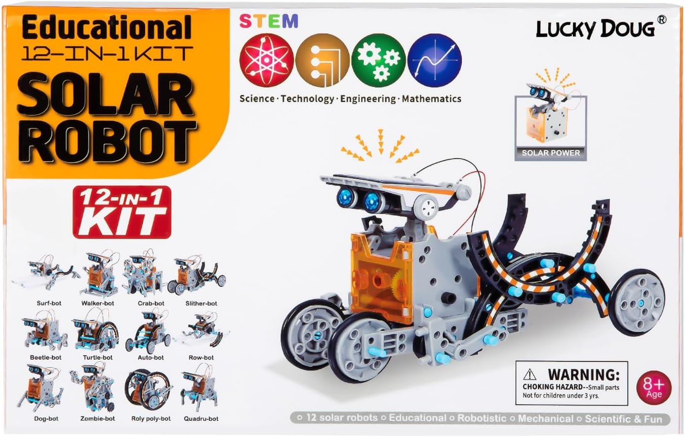 Solar - STEM Robot Kit - STEM Learning Toy - Ages 8-13