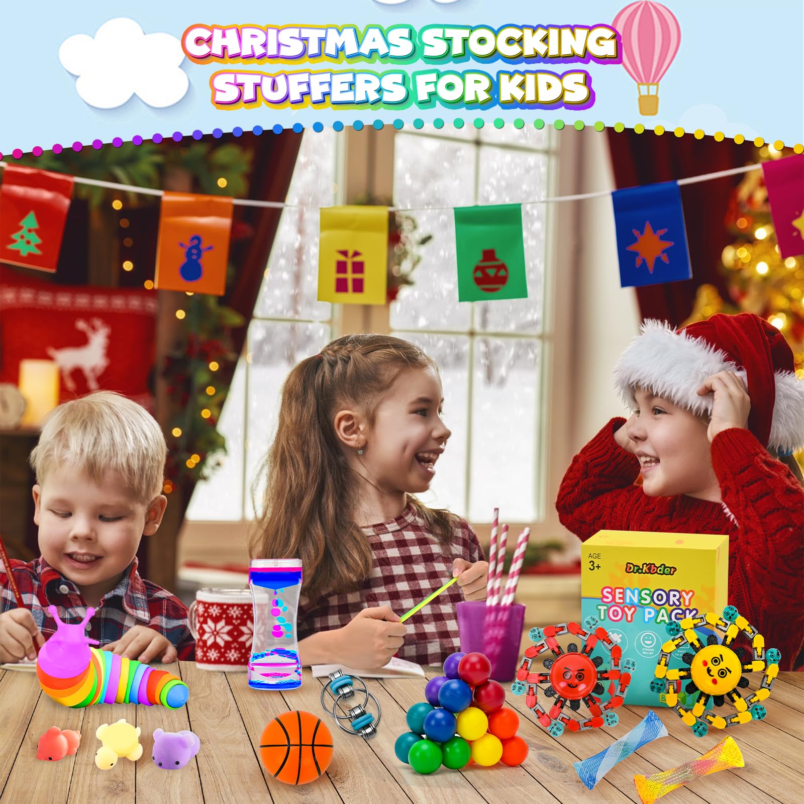 15-Piece - Sensory - Stocking Stuffer Toys - Sensory Play Toy - Ages 5-7
