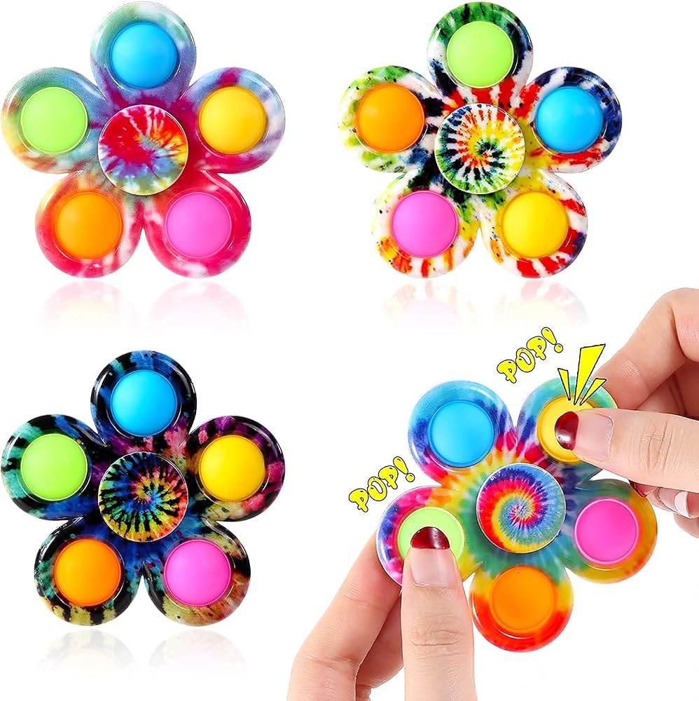4-Piece - Fidget - Stocking Stuffer Toys - Sensory Play Toy - Ages 3+