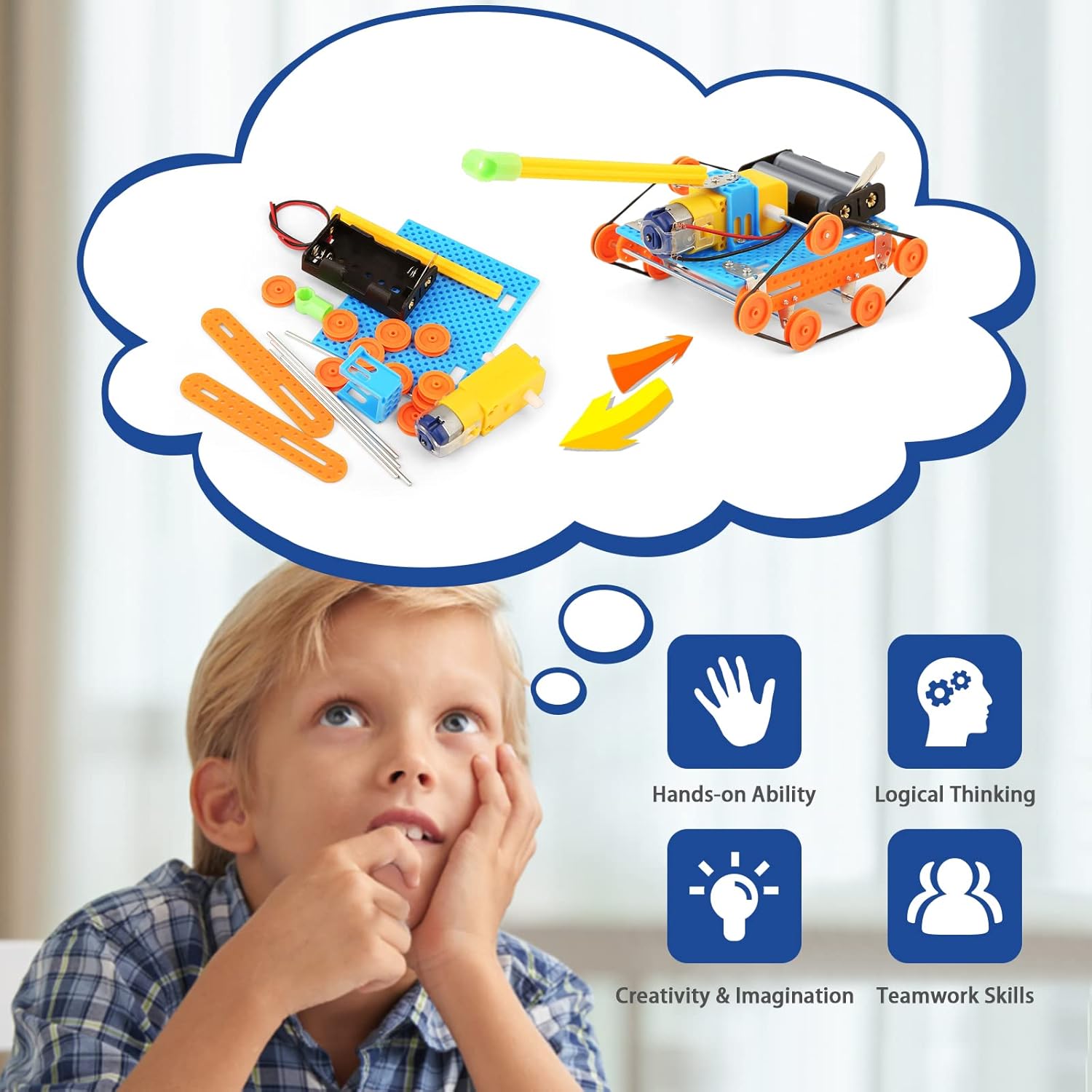 Science - STEM Robot Kit - STEM Learning Toy - Ages 8-13