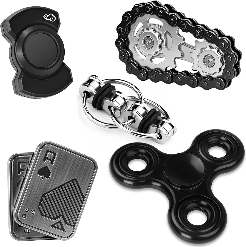 5-Piece - Magnetic - Desk Fidget Toy - Sensory Play Toy - Ages 8+