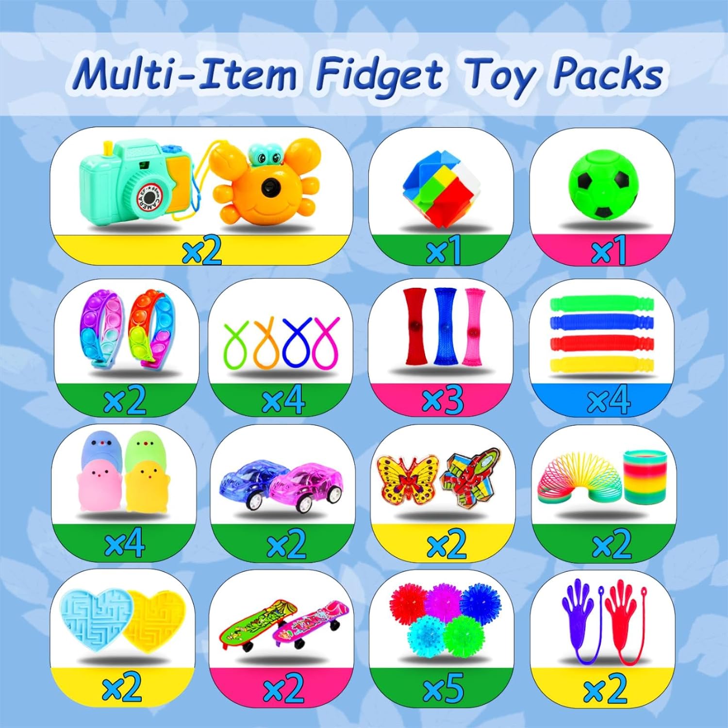 1000-Piece - Car - Party Favor Toys - Sensory Play Toy - Ages 6+