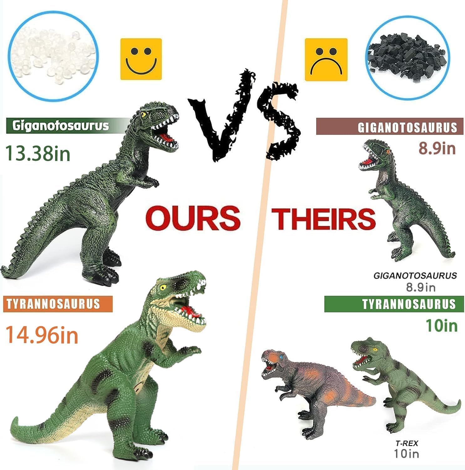 6-Piece - Dinosaur - Party Favor Toys - Creative Play Toy - Ages 3+