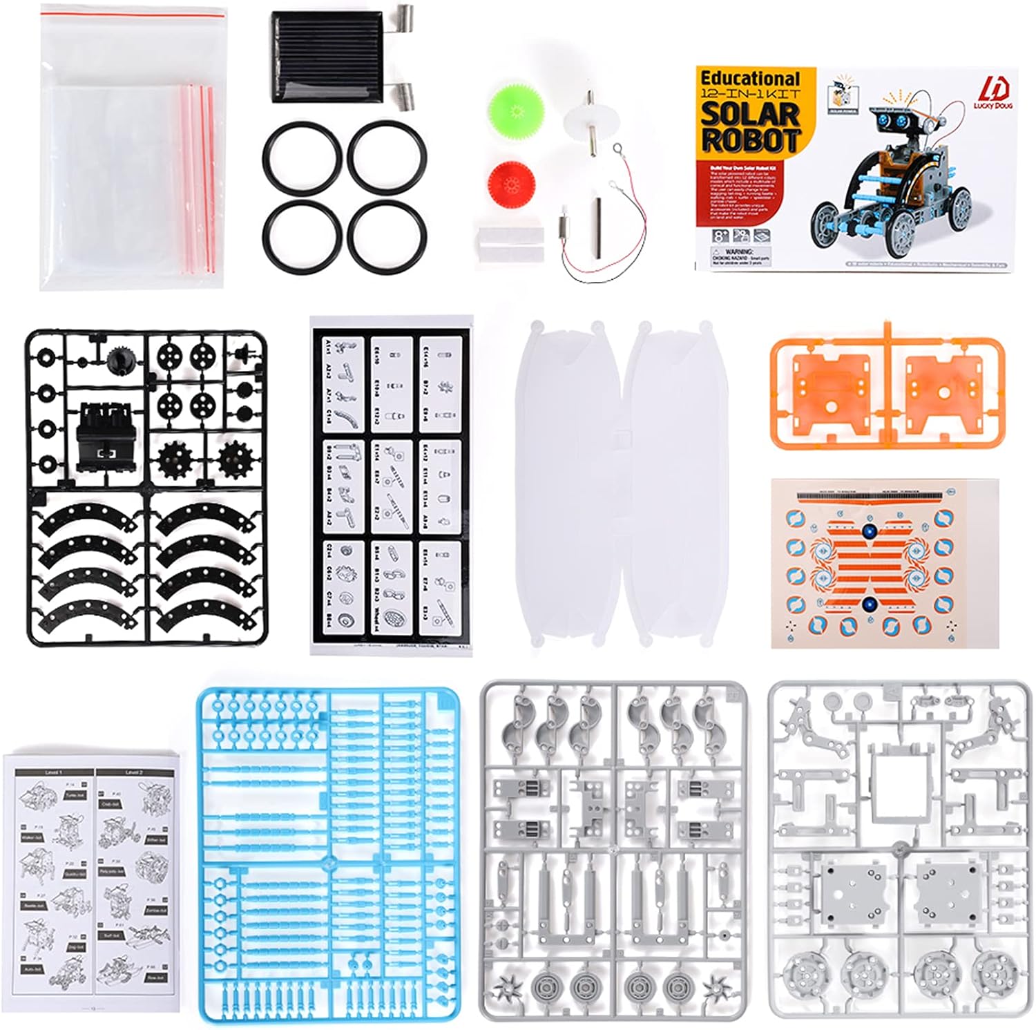 Solar - STEM Robot Kit - STEM Learning Toy - Ages 8-13