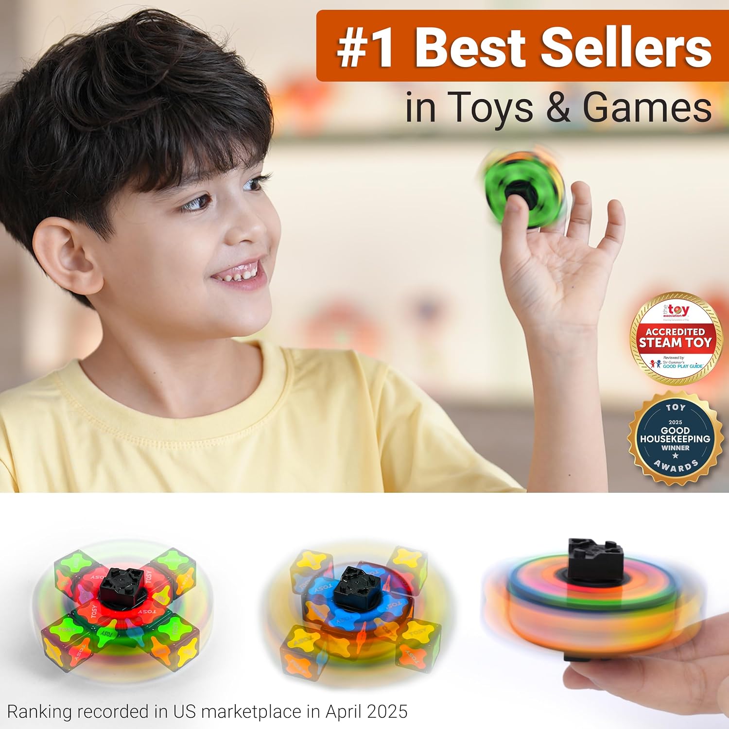 3-Piece - Sensory - Desk Fidget Toy - STEM Learning Toy