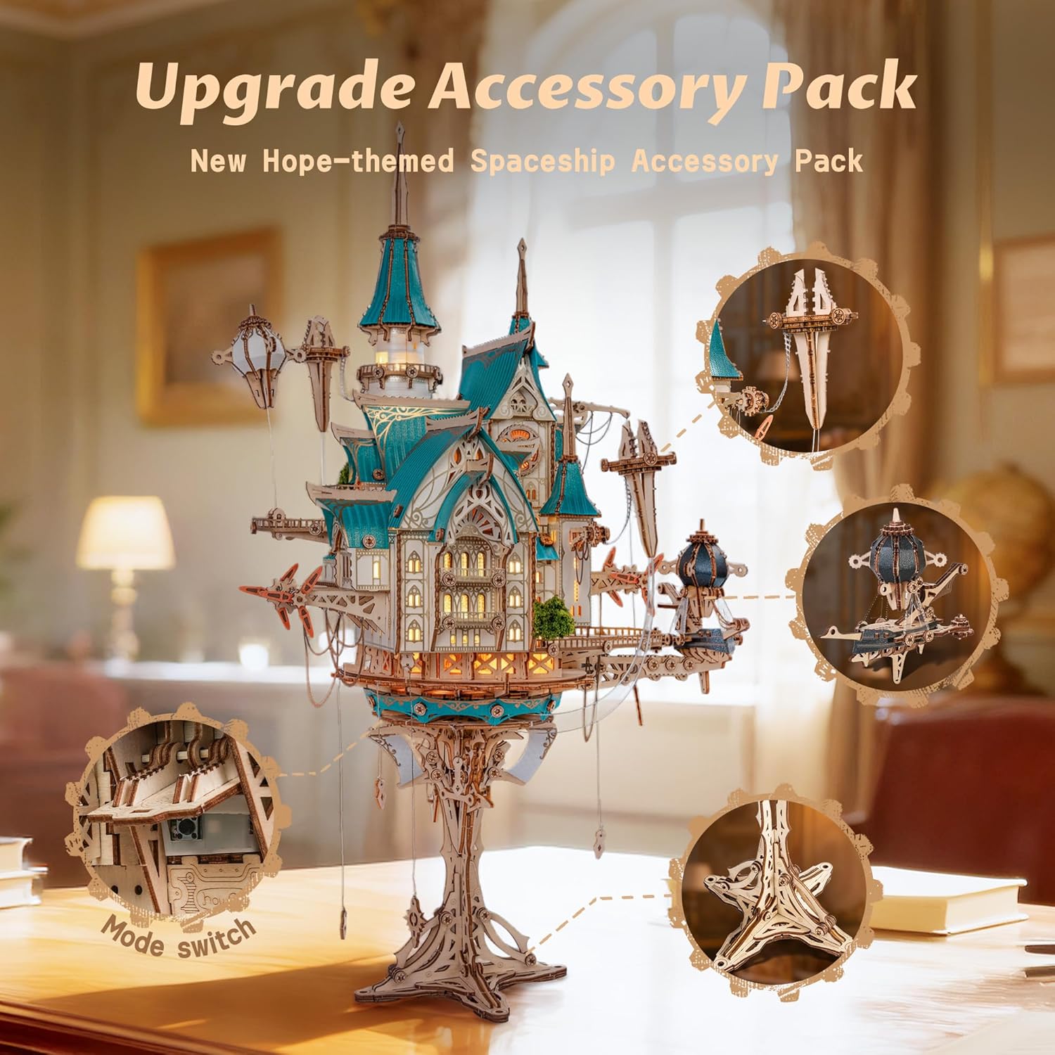 3D Wooden Puzzle Kit - Creative Play Toy - Ages 12+