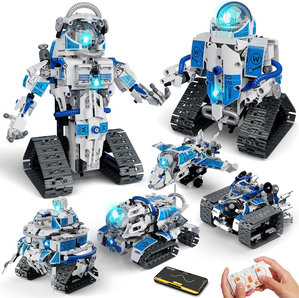 780-Piece - Space - STEM Robot Kit - STEM Learning Toy - Ages 8-14+