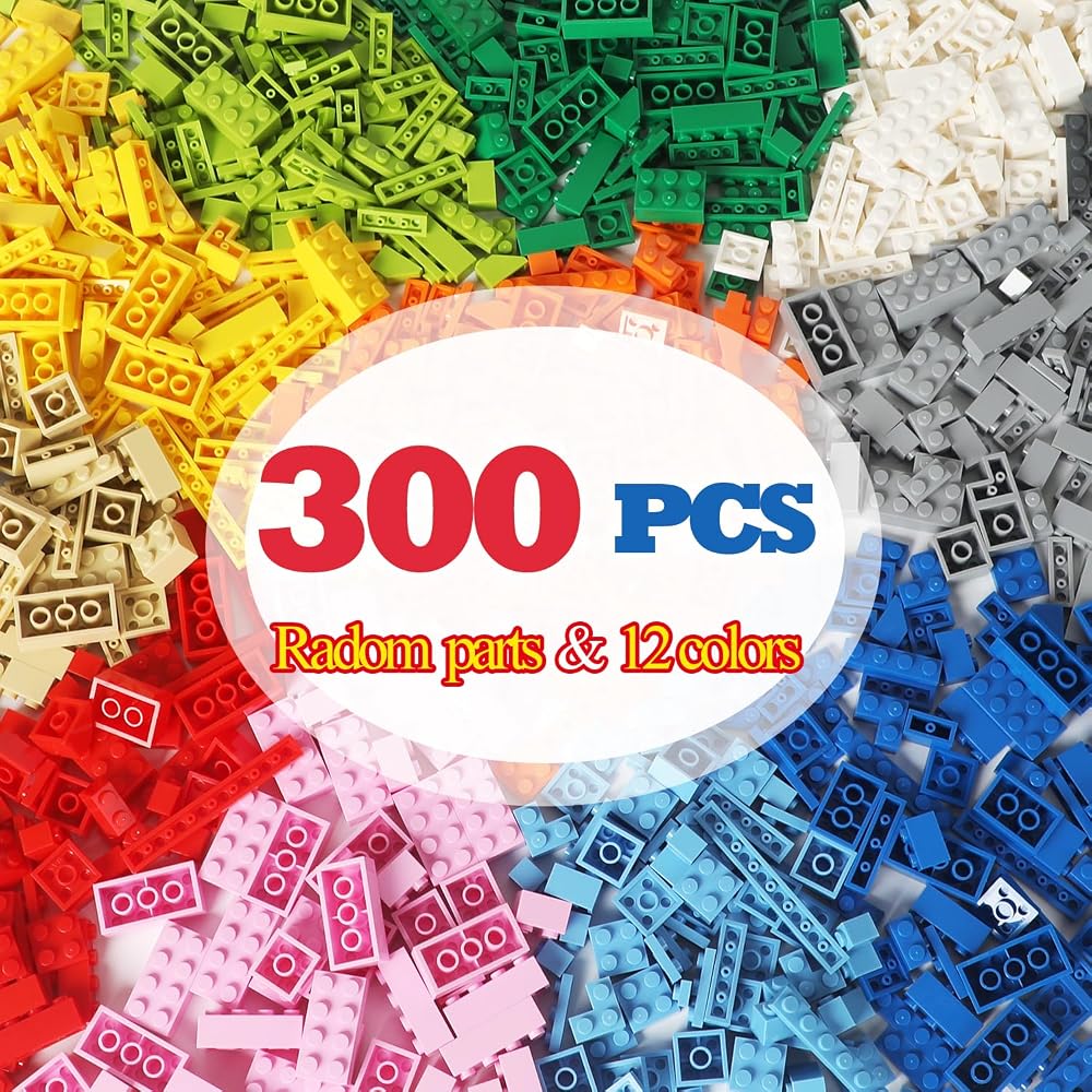 300-Piece - Mini Building Blocks Set - Creative Play Toy